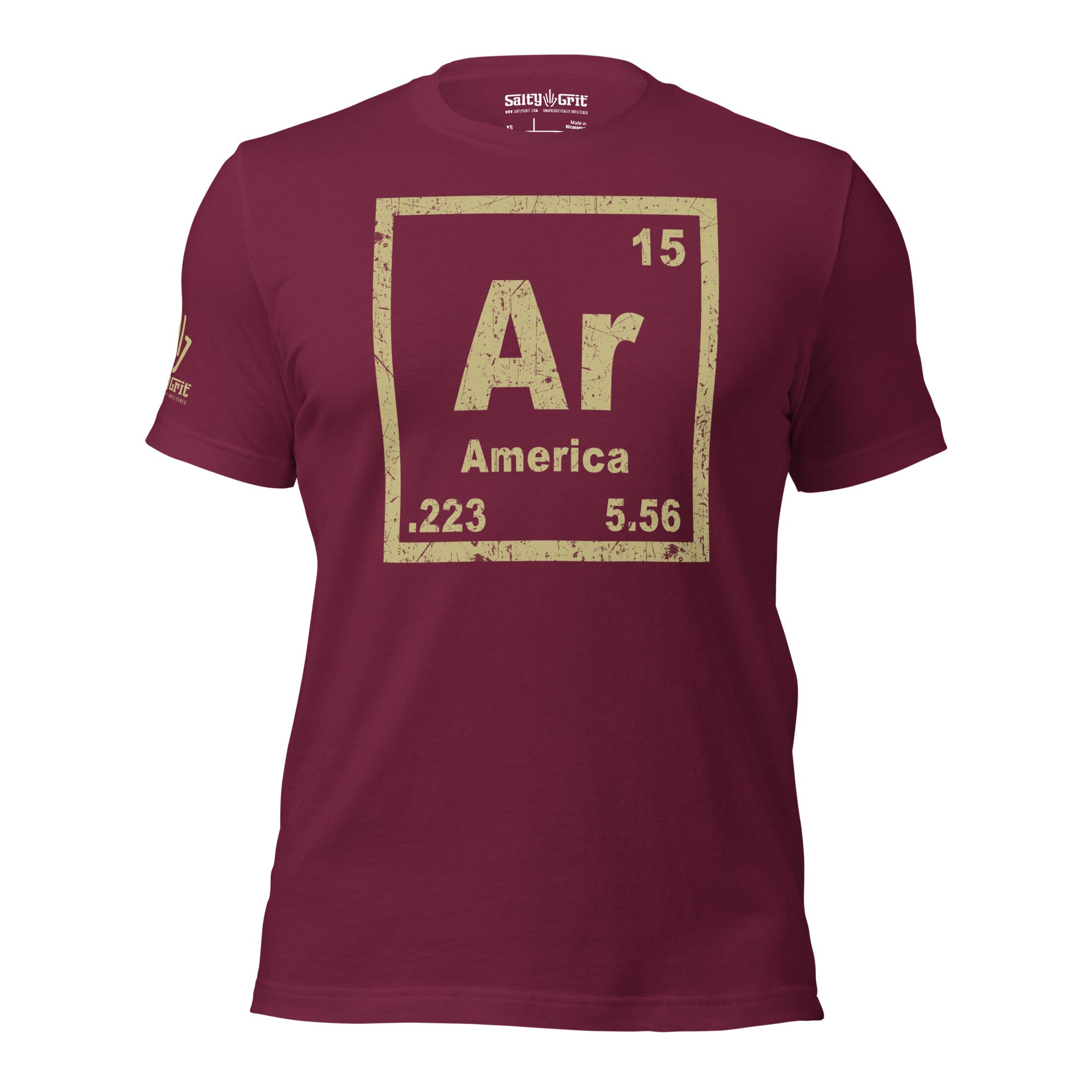 Funny shirt for 2nd Amendment supporters featuring AR-15 element