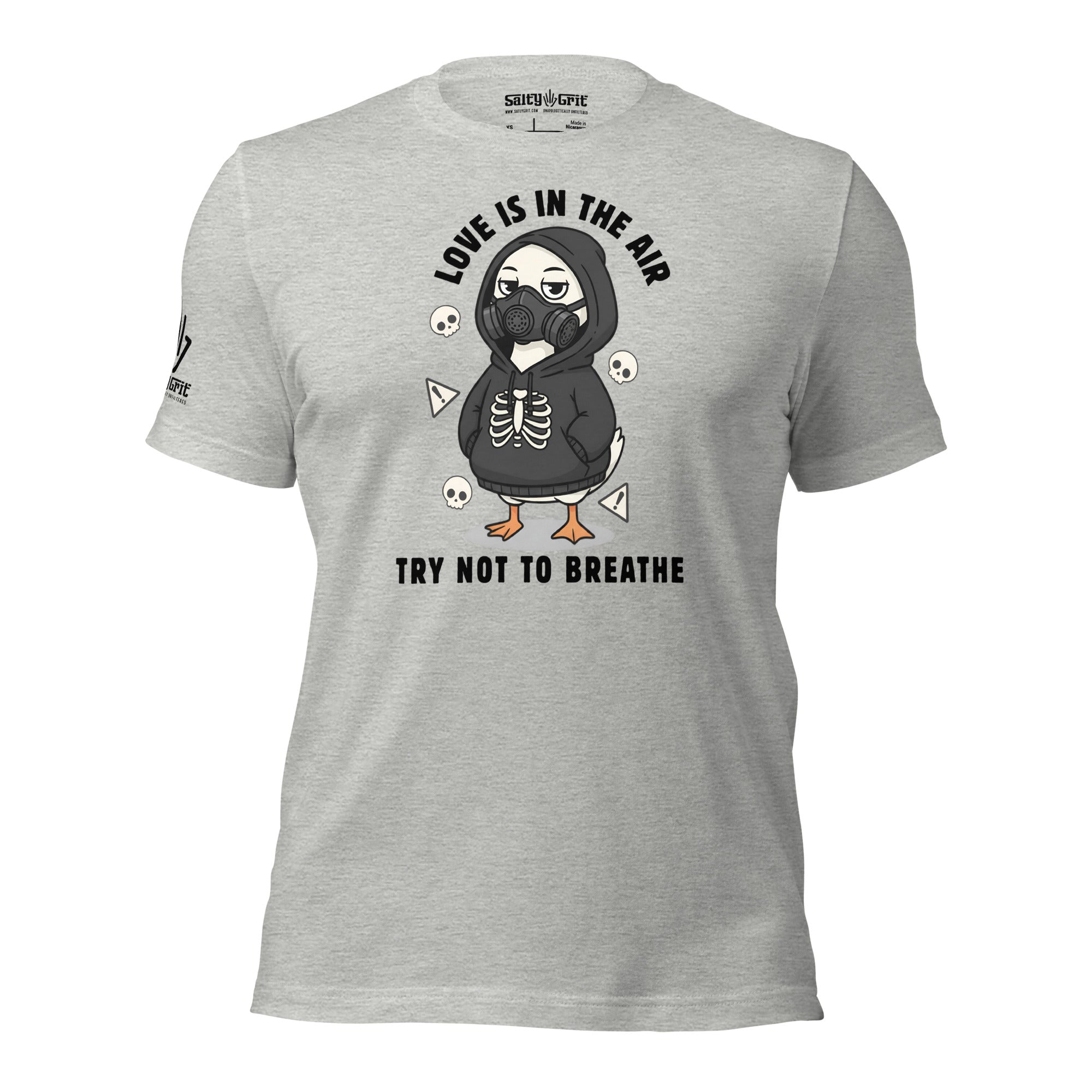 Anti Valentines Day funny shirt with duck and sarcastic message