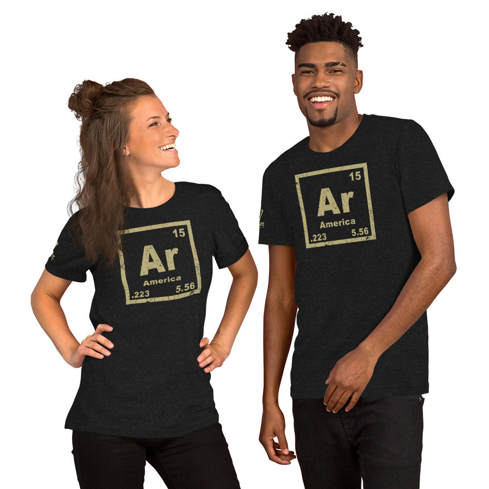 Sarcastic Second Amendment graphic tee with AR-15 element