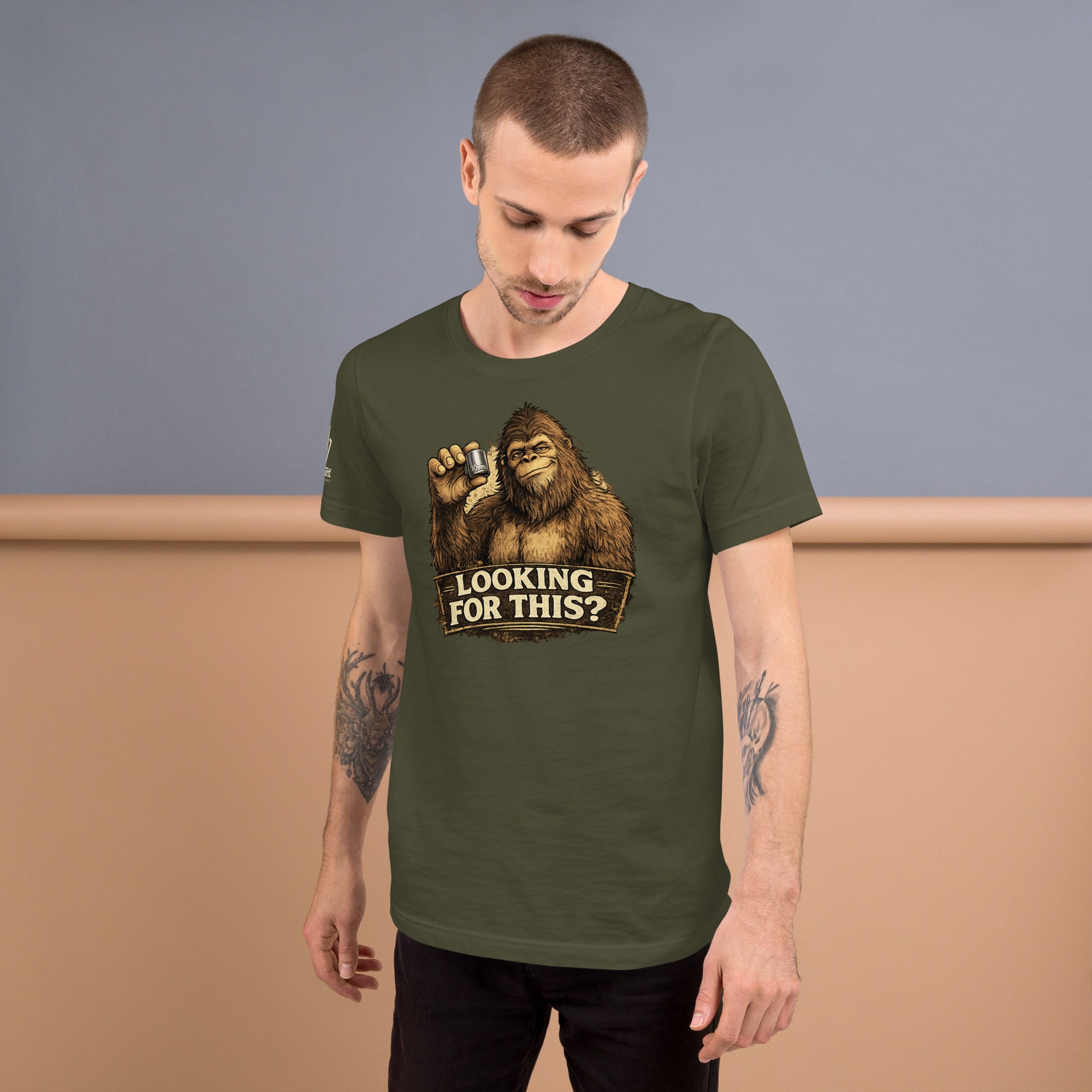 Automotive humor shirt with Bigfoot holding a 10mm socket