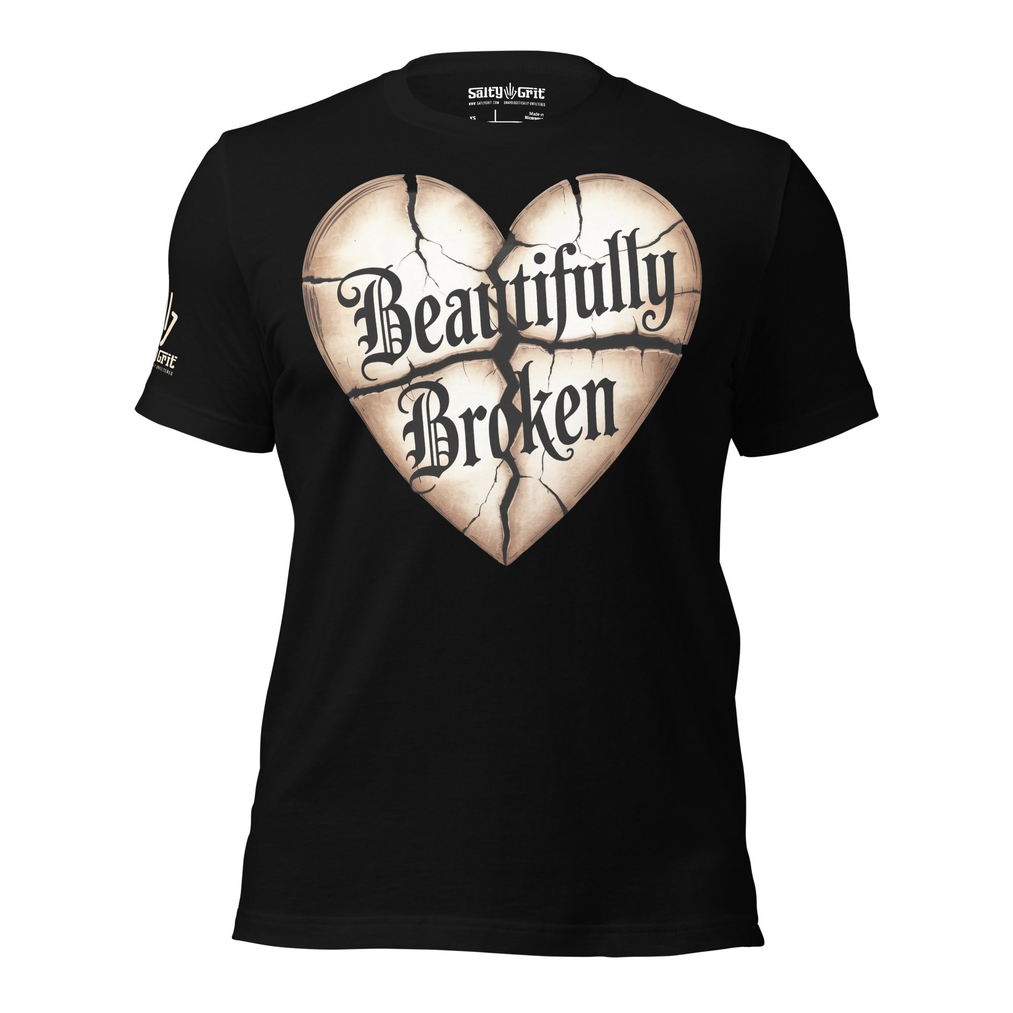 Beautifully Broken funny sarcastic t-shirt