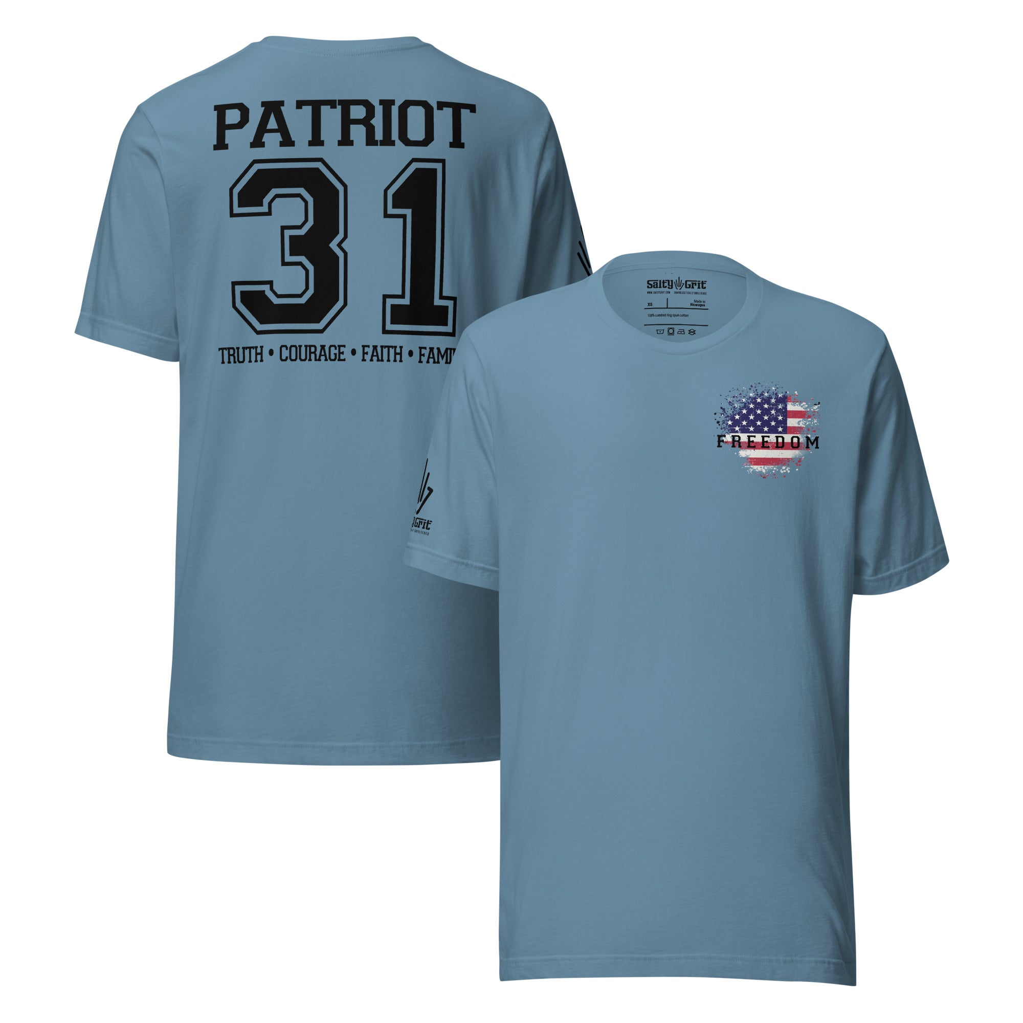 Charlie Kirk tribute Freedom Patriot 31 t-shirt design