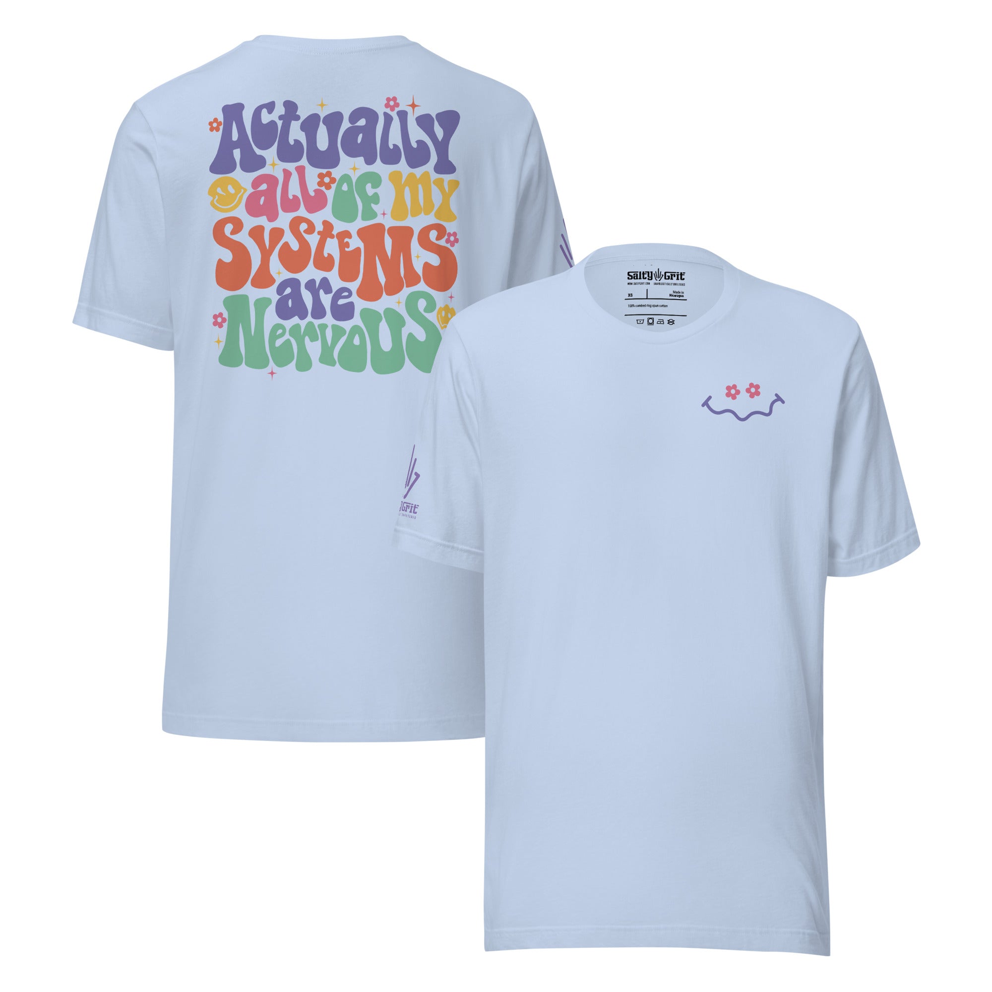 Funny shirt for women with sarcastic anxiety quote