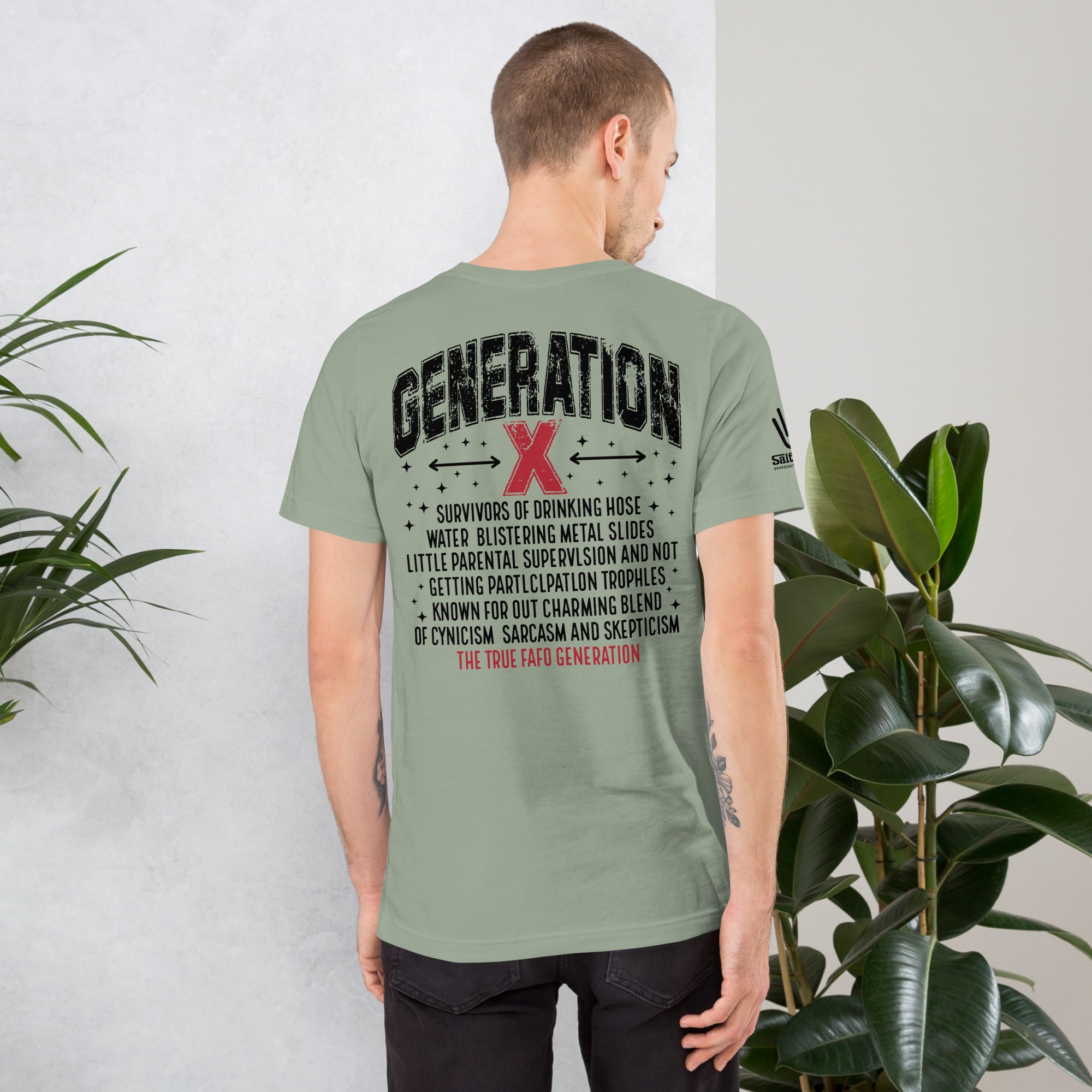 Gen X graphic tee with streetlight curfew quote for nostalgic adults
