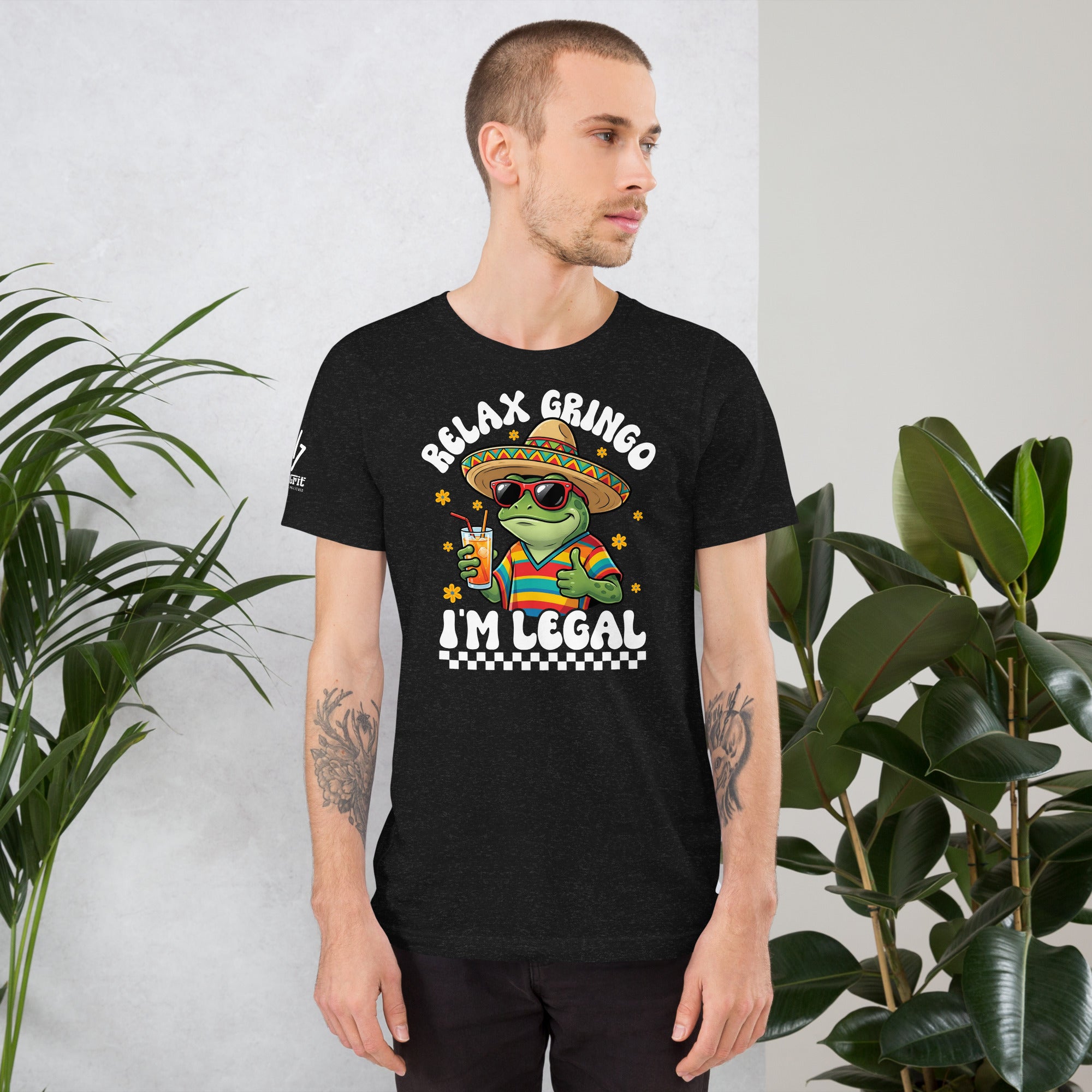 Funny gift shirt for sarcasm lovers featuring a humorous lizard design