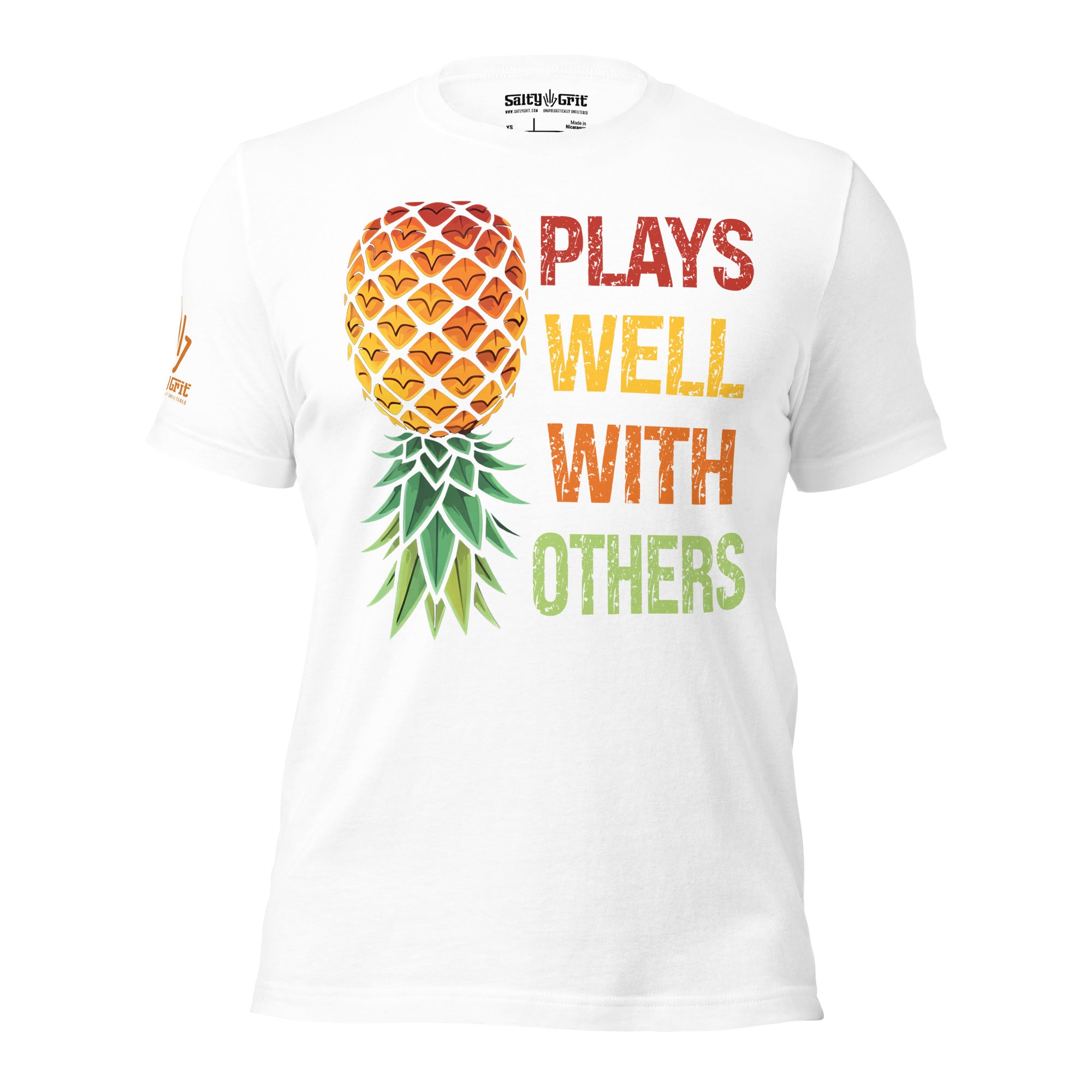 Funny offensive humor shirt with upside down pineapple