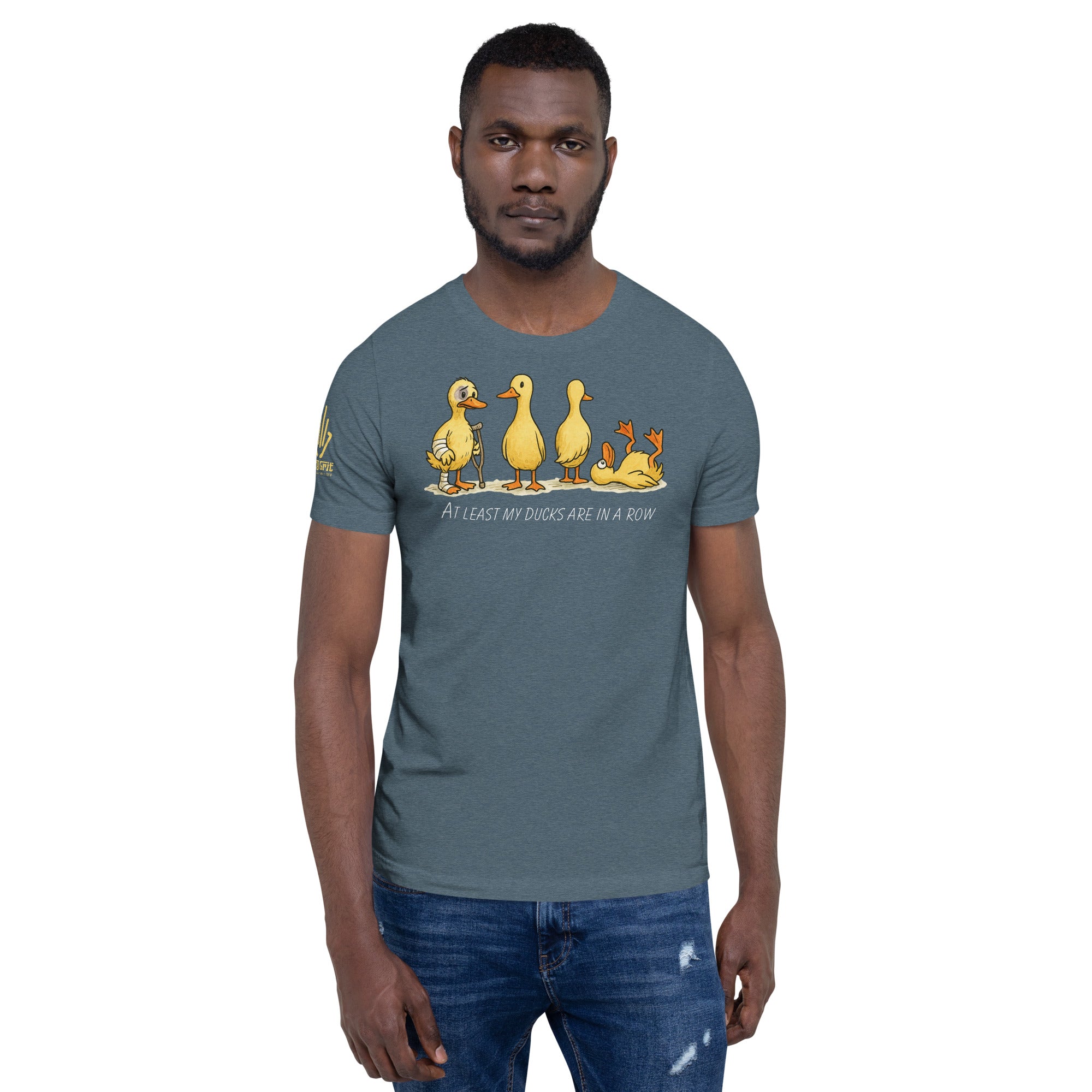 Funny gag gift shirt with sarcastic humor ducks