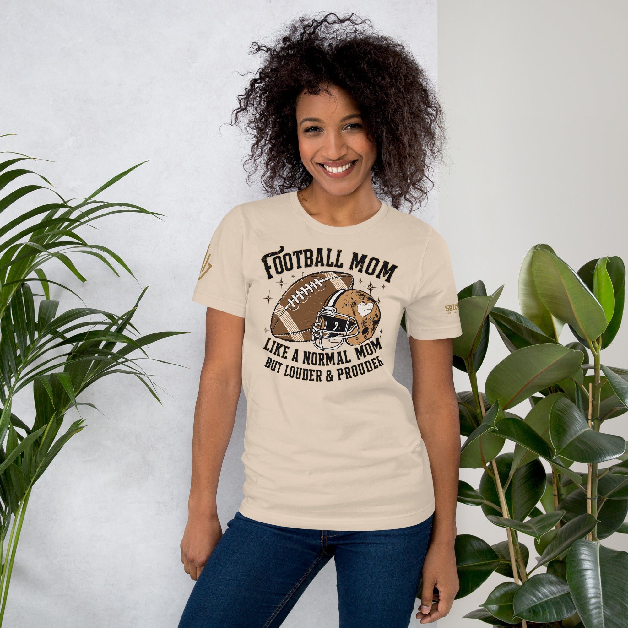 Football Mom Shirt - Louder & Prouder