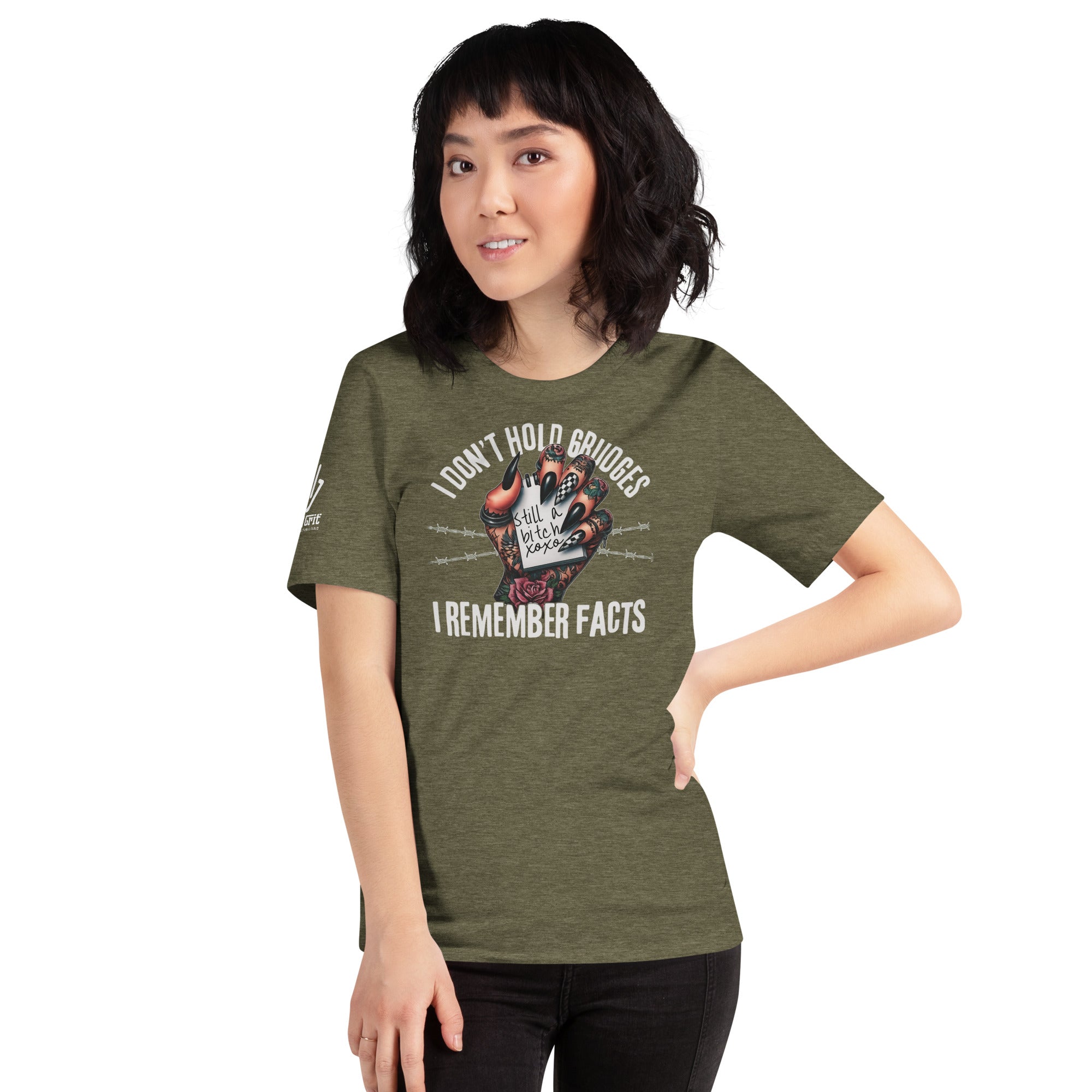 Gothic sarcastic funny shirt with remember facts quote
