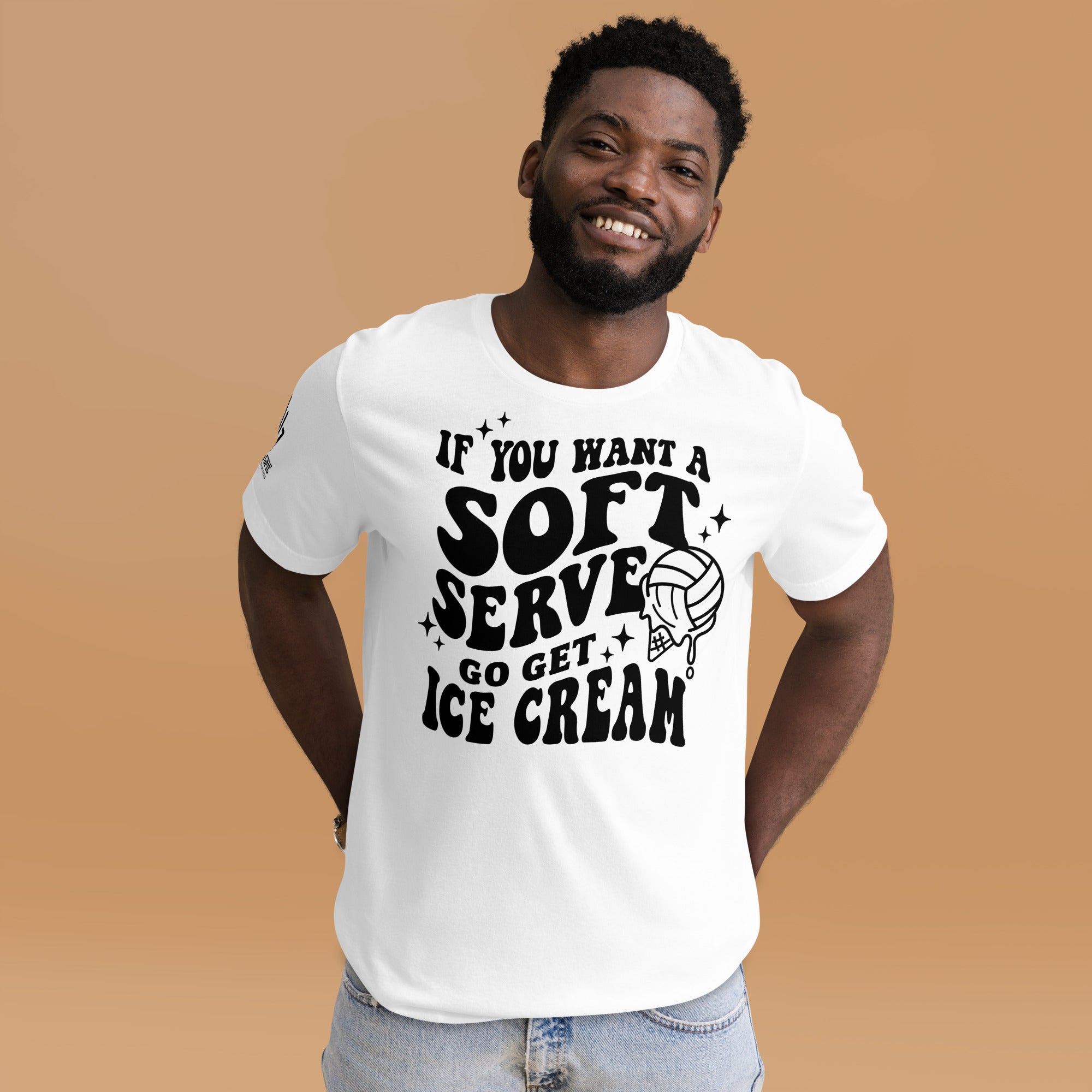 If You Want Soft Serve volleyball design shirt for athletes