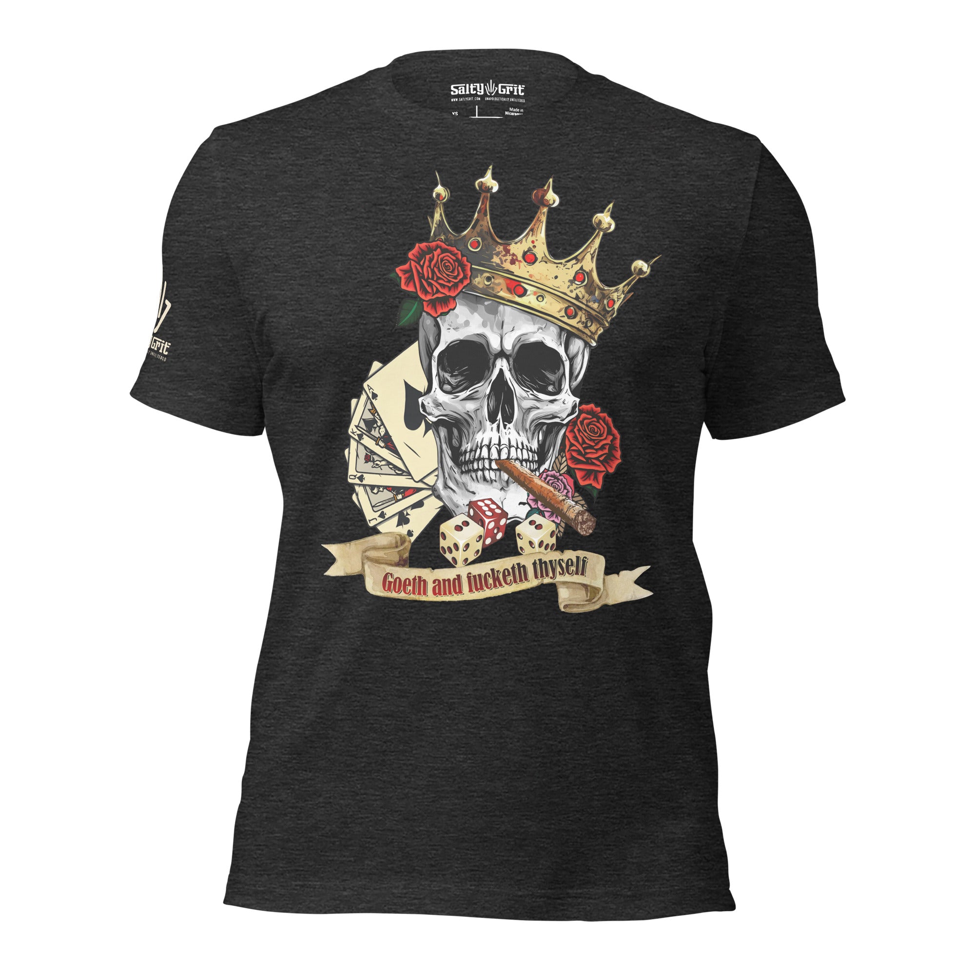 Inappropriate humor shirt Goeth and Fucketh Thyself