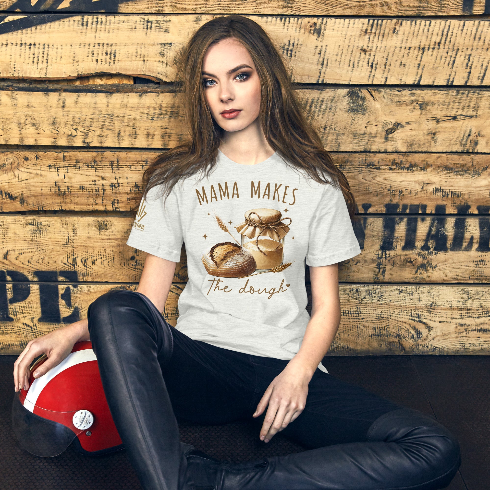 Mama Makes the Dough shirt as a funny baking gift for moms and wives