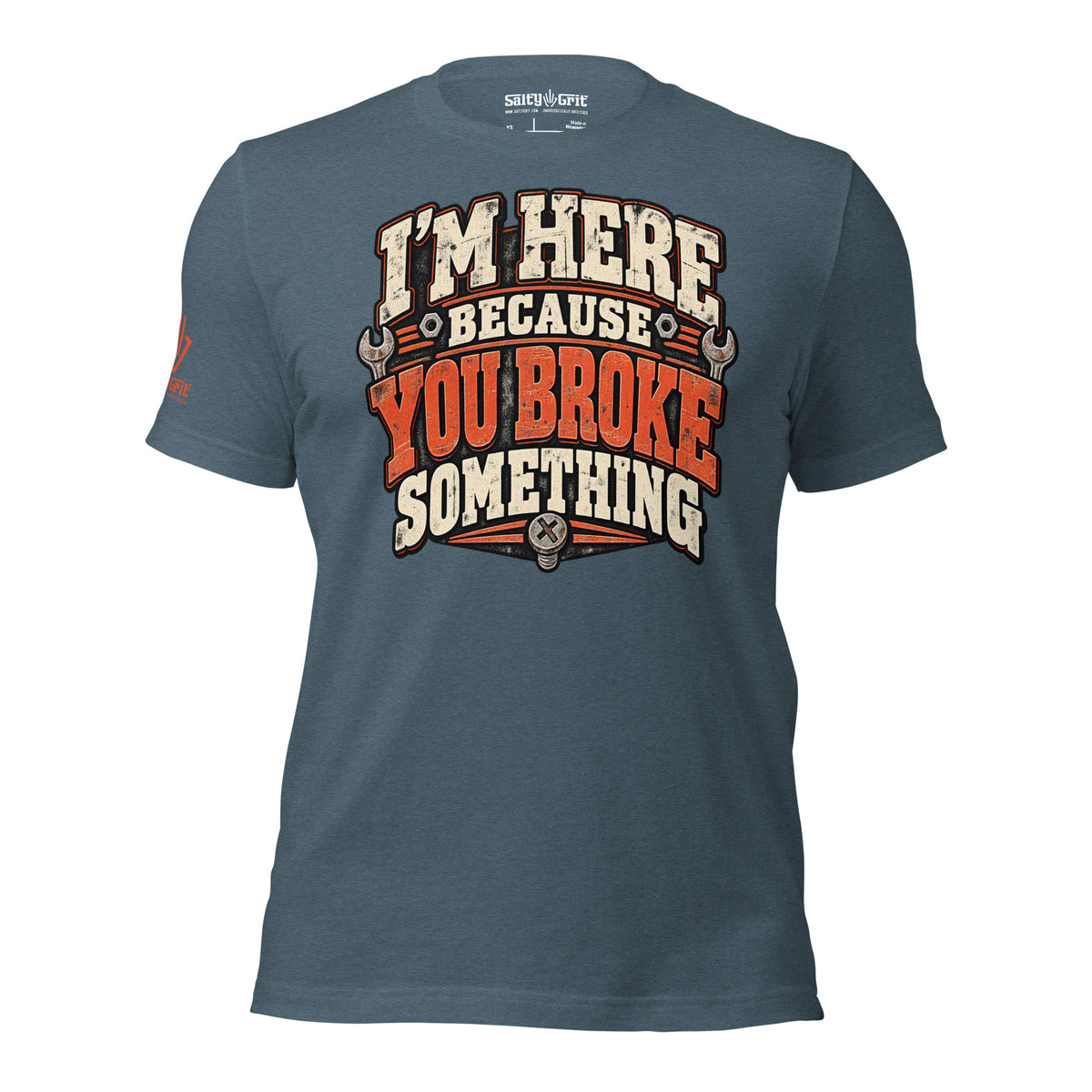 Funny mechanic gift shirt featuring wrenches, screws, and a repair-related joke