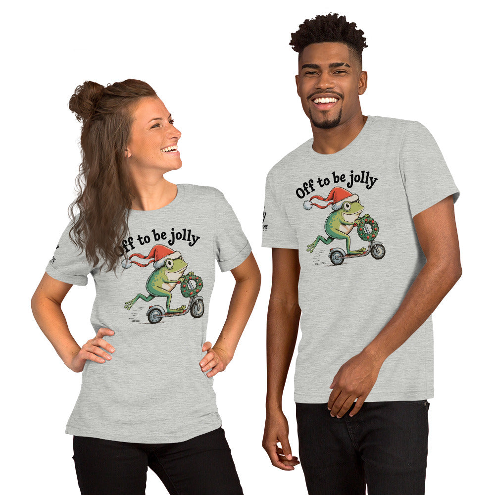 Offensive humor Christmas t-shirt featuring a frog