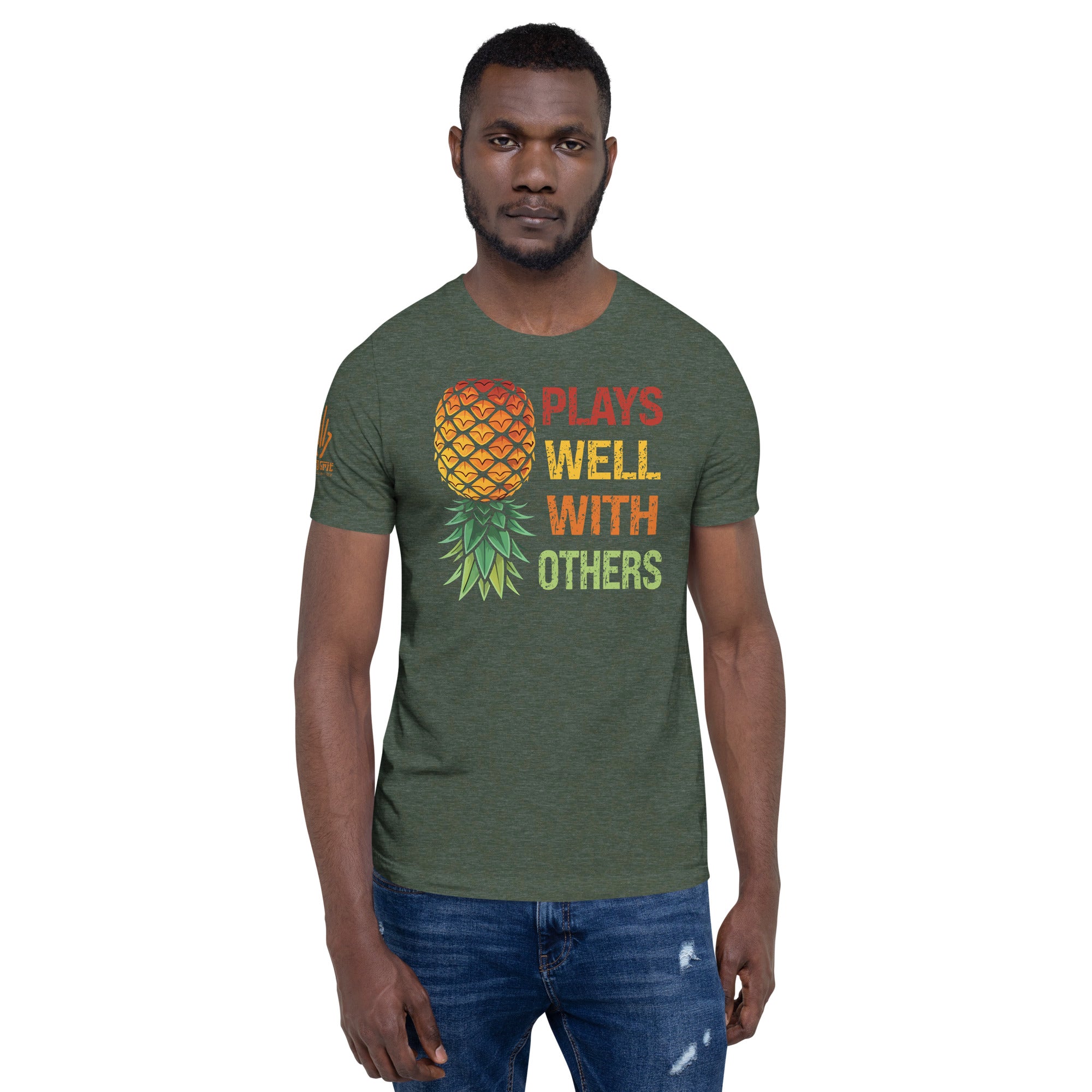 Offensive humor pineapple graphic shirt for swingers