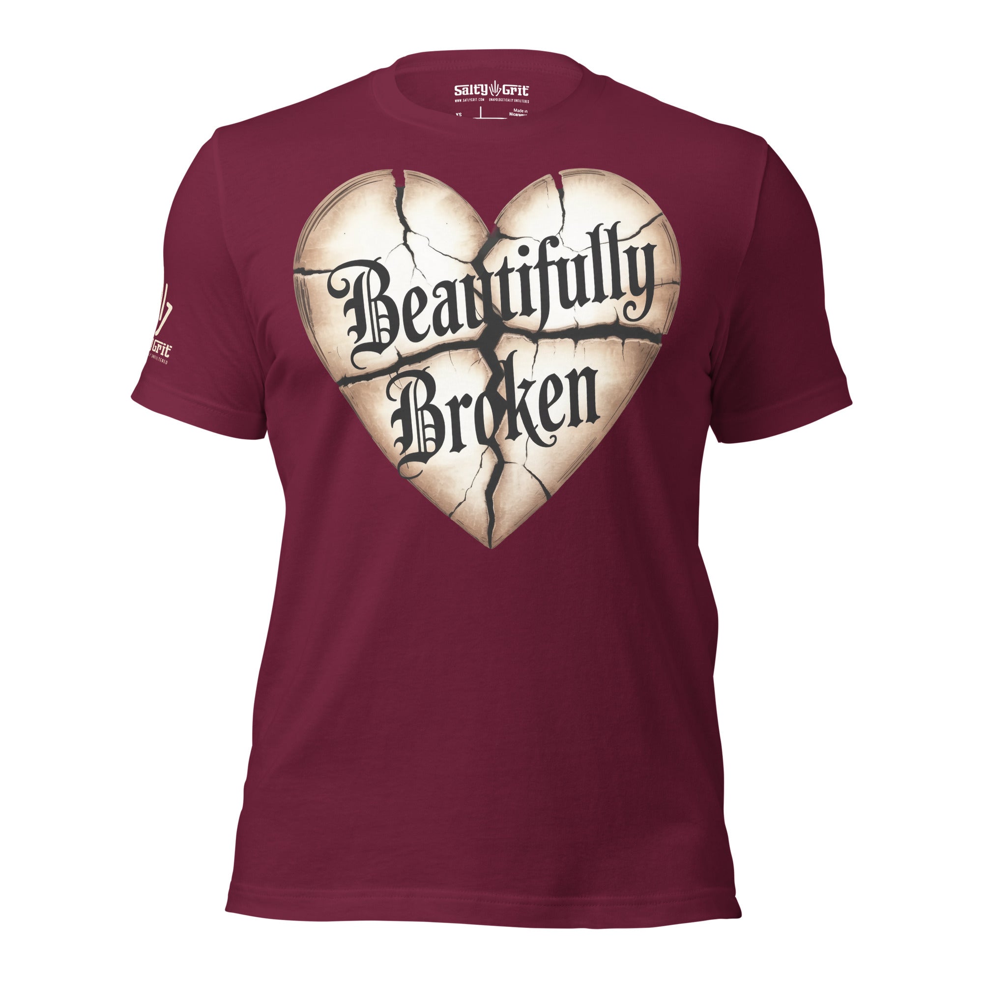 Offensive humor shirt Beautifully Broken funny graphic