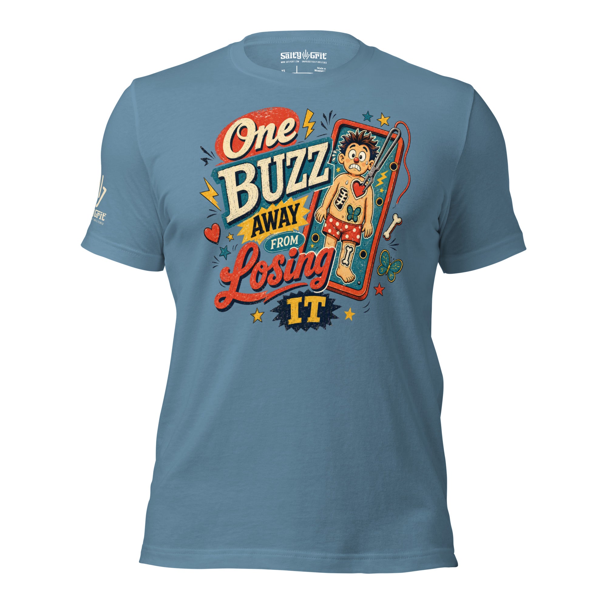 Funny office humor graphic tee for coworkers on their last nerve
