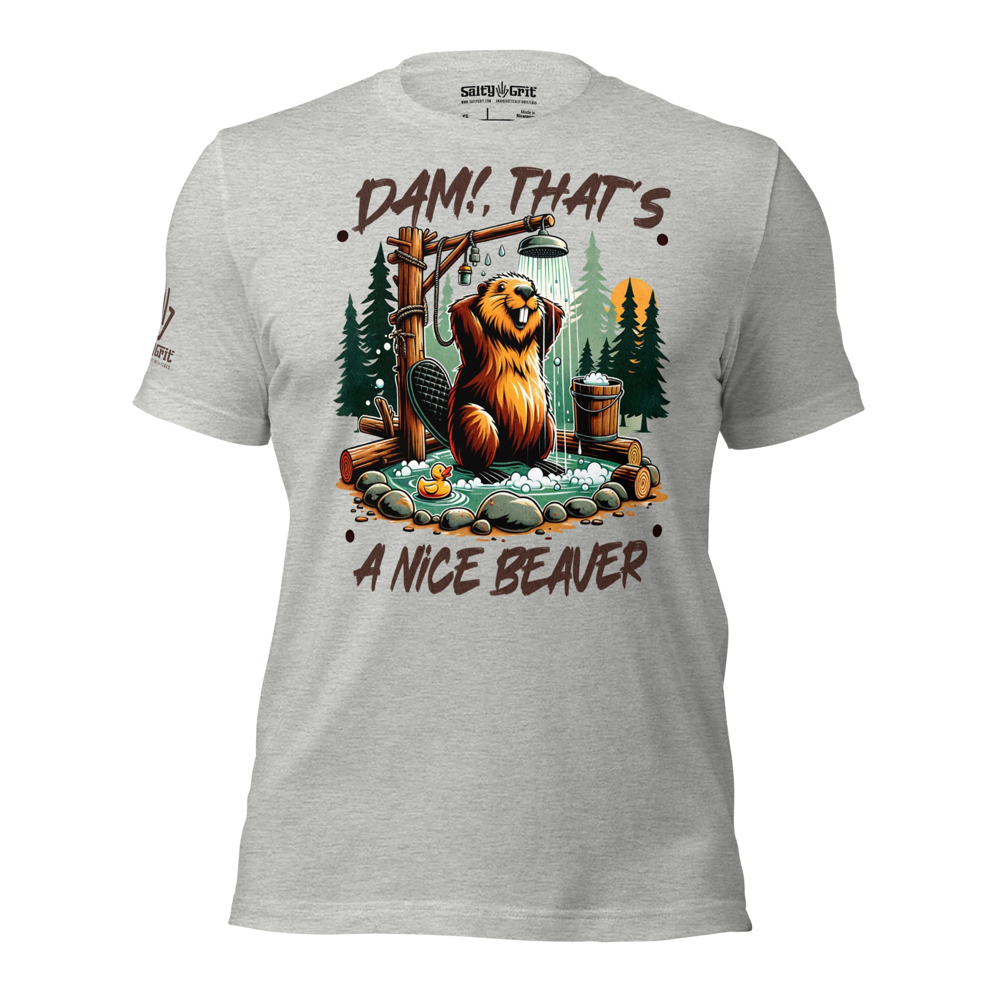 Politically incorrect beaver t-shirt for adult humor fans
