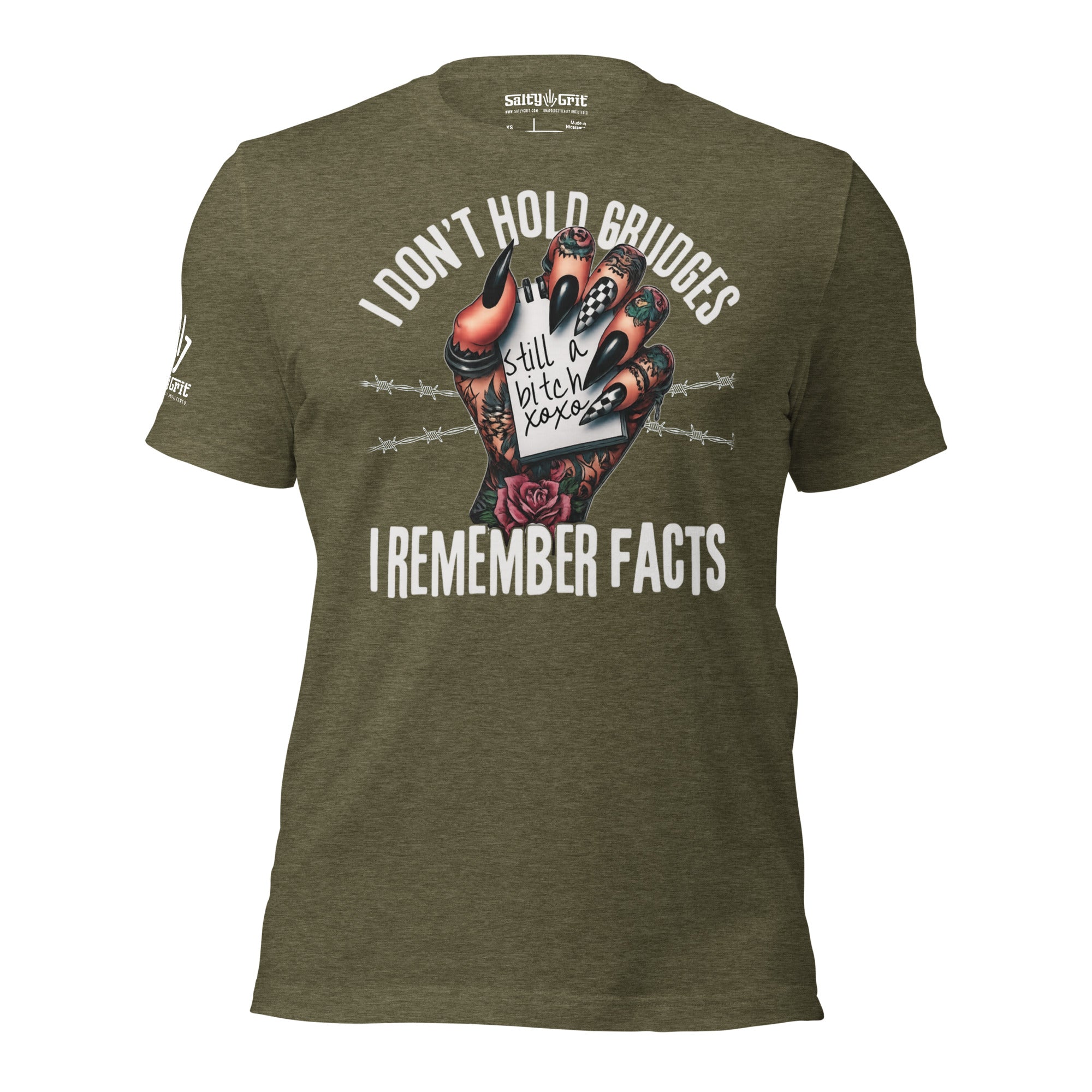 Sarcastic attitude shirt with still a bitch note illustration