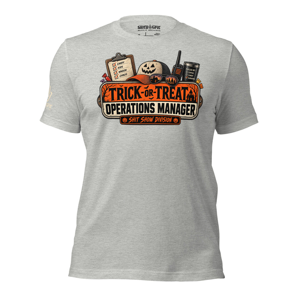 Sarcastic Halloween gift shirt for parents who coordinate trick or treating