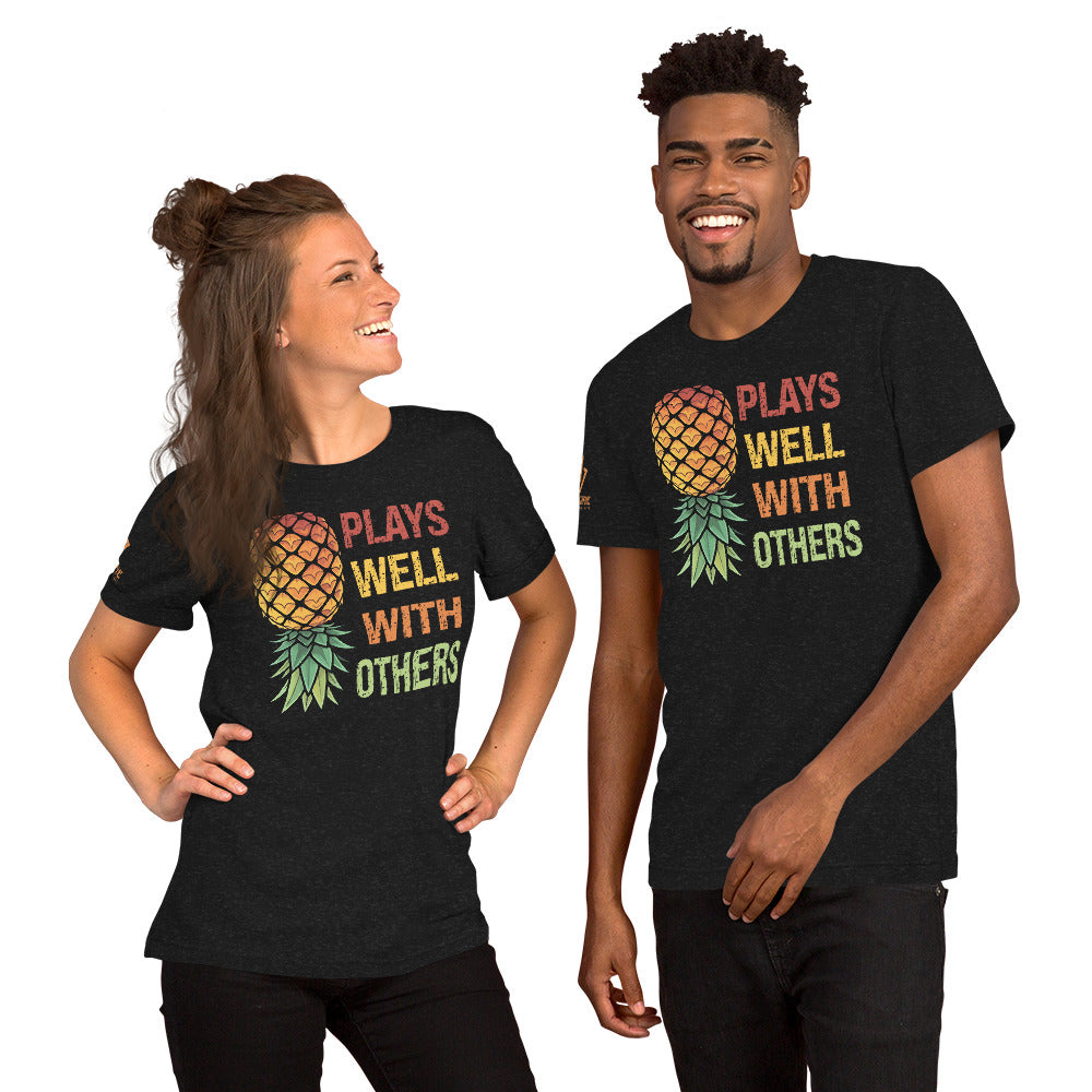 Sarcastic humor shirt with swinger symbol pineapple