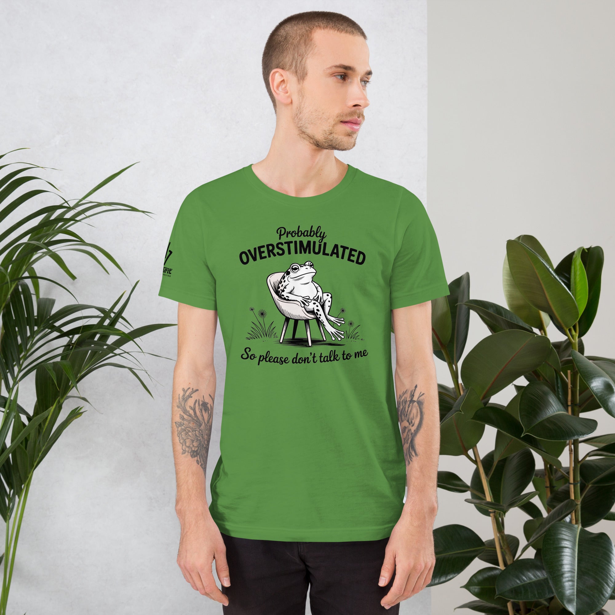Sarcastic graphic tee about mental overload and needing space
