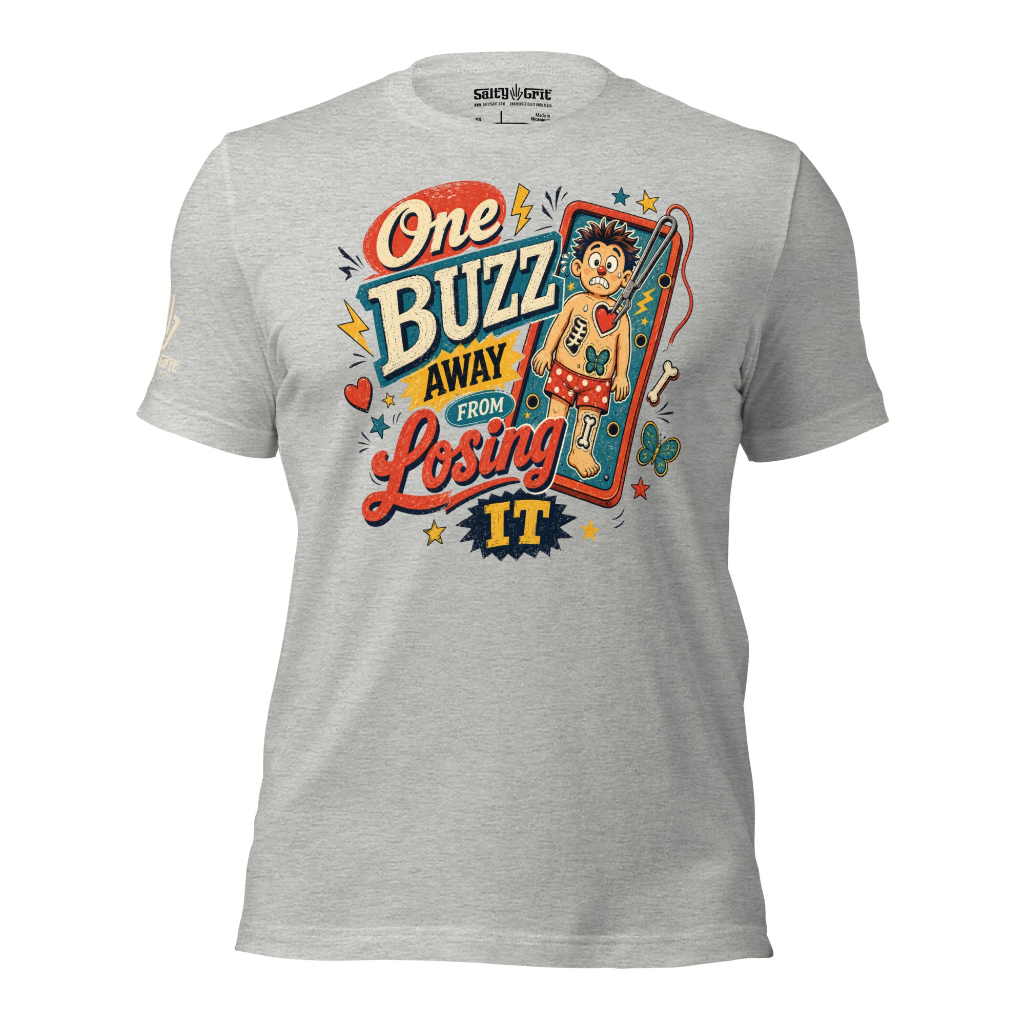 Sarcastic t-shirt with Operation game parody and funny saying