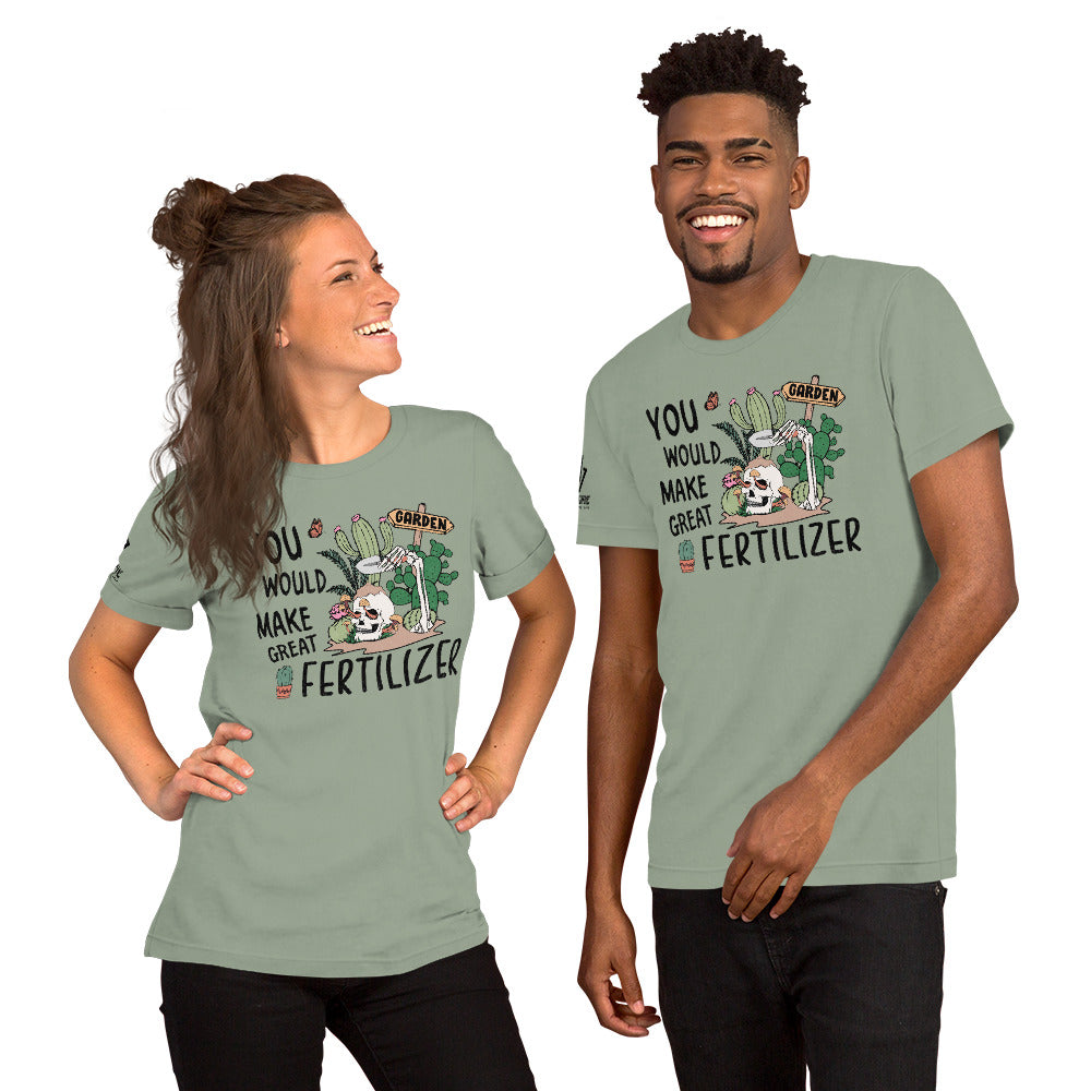 Sarcastic t-shirt for crazy plant ladies with dark garden humor