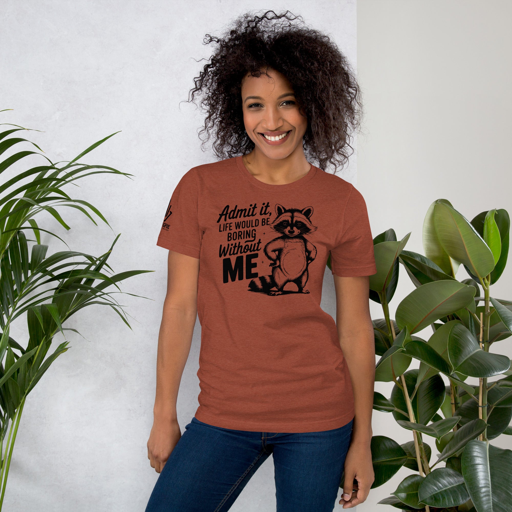 Sarcastic raccoon funny t-shirt with sexy design