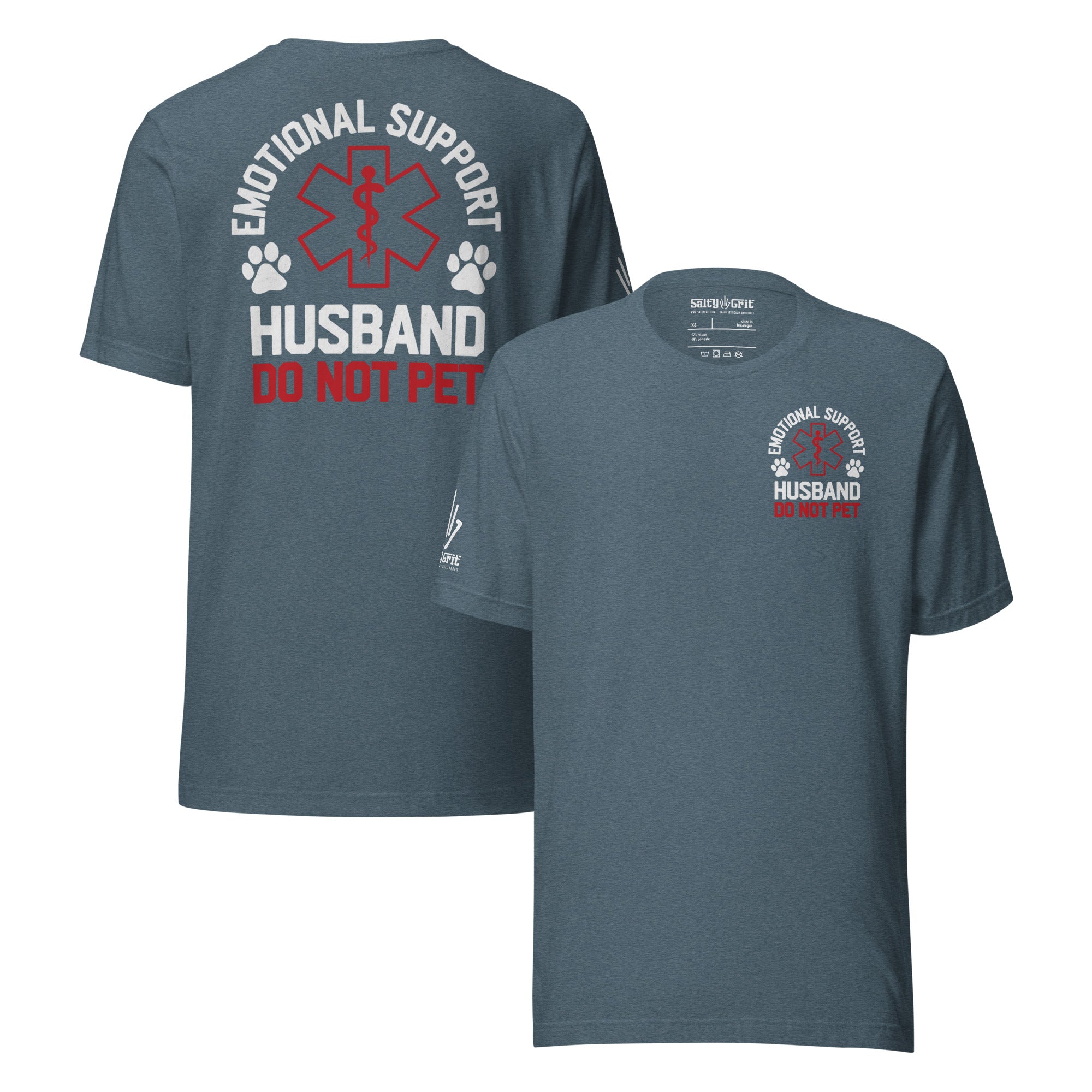 Sarcastic wife gift shirt featuring EMS logo and “Do Not Pet” text