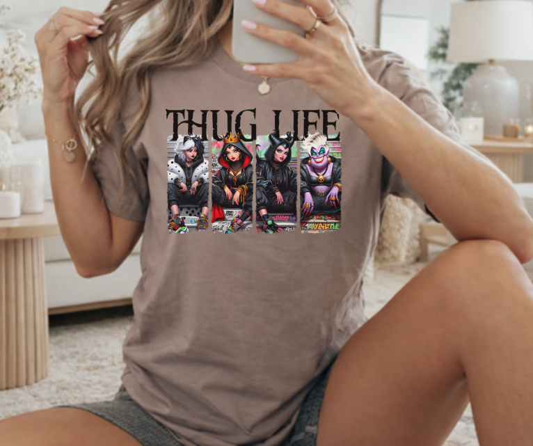 Funny sarcastic women's shirt featuring storybook villains