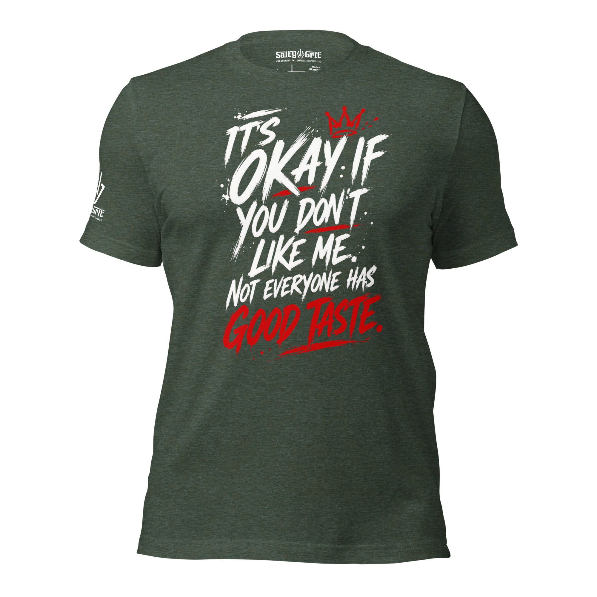 Street grunge style funny shirt with sarcastic saying