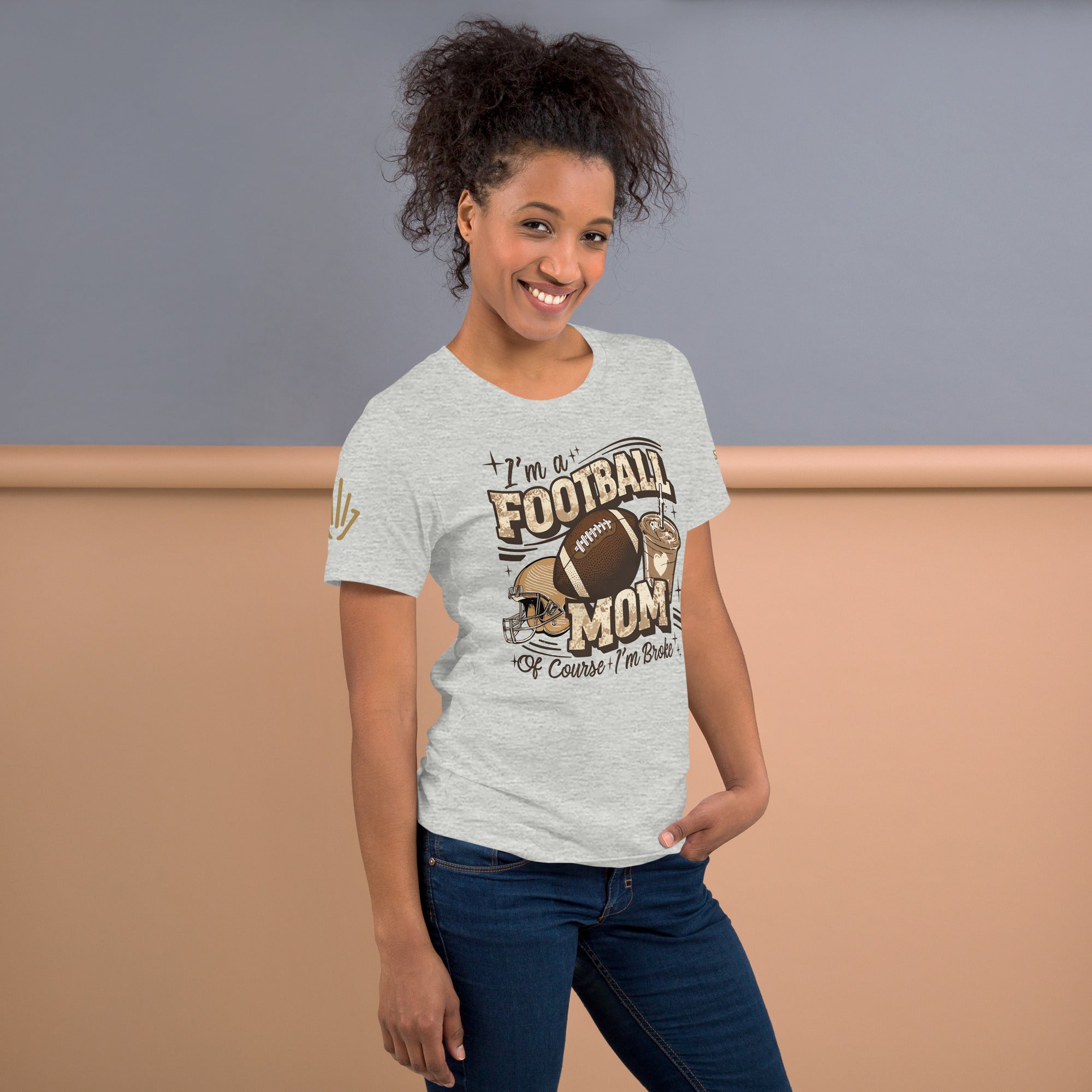 Football Mom Shirt - Of Course I'm Broke