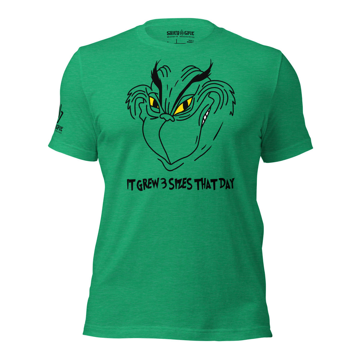 【SATIIIZ】Grinch short sleeve t-shirt Dr. Seuss - Santa Grinch - Men's Short Sleeve Graphic T