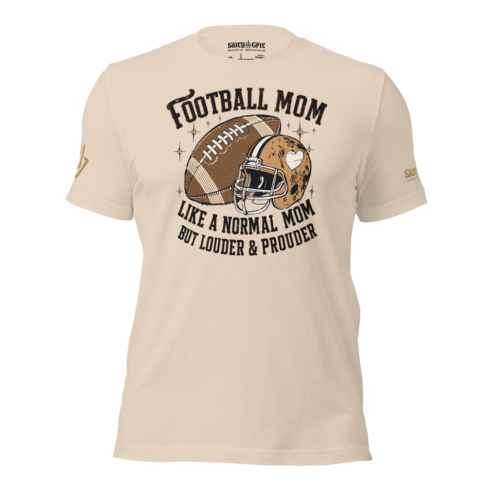 Football Mom Shirt - Louder & Prouder