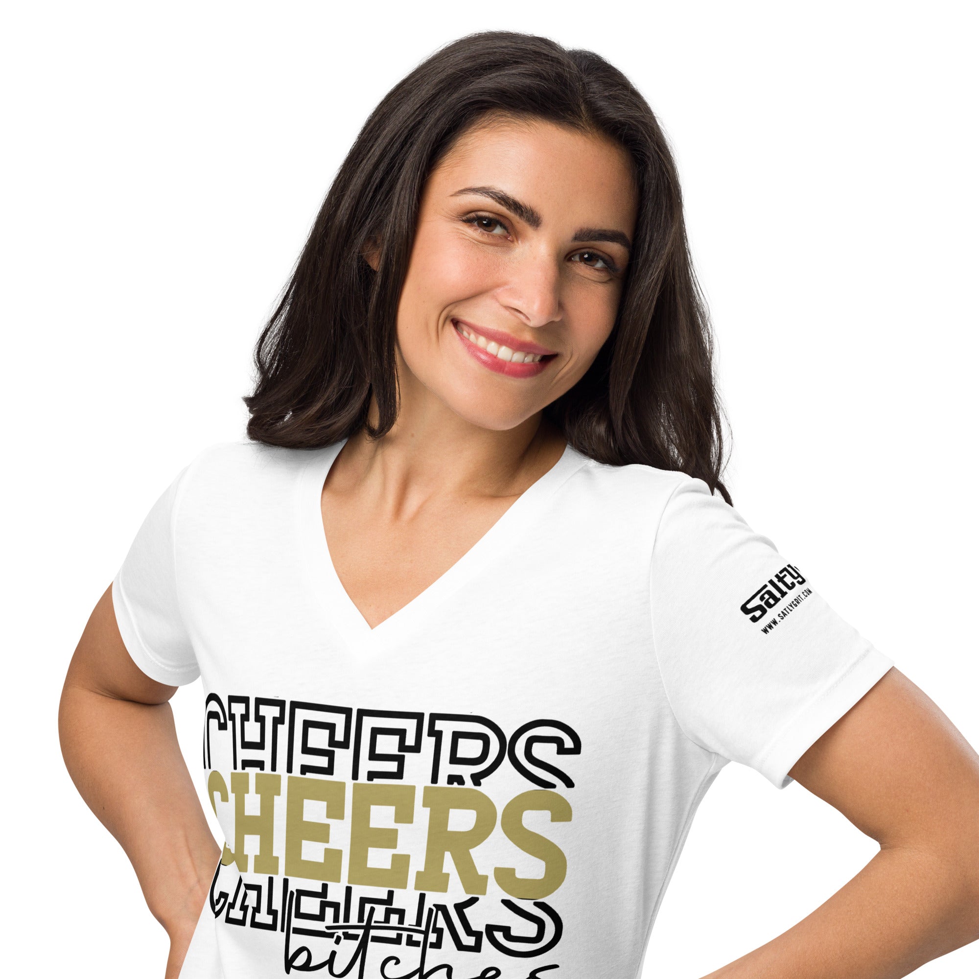 Cheers Bitches Shirt - Women’s v-neck