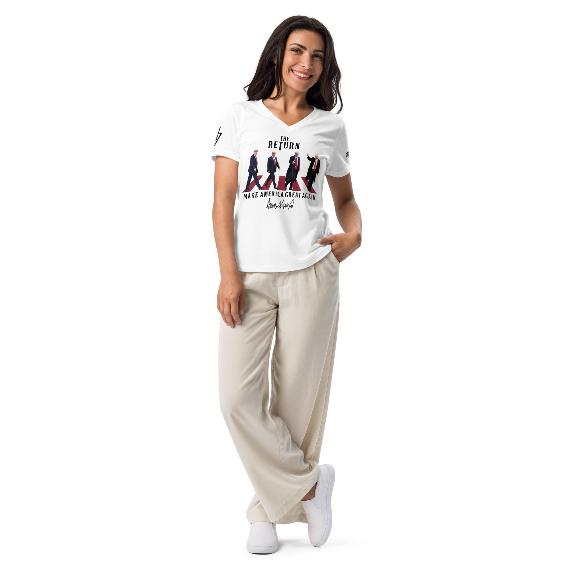 The Return Trump Shirt - Women’s V-neck
