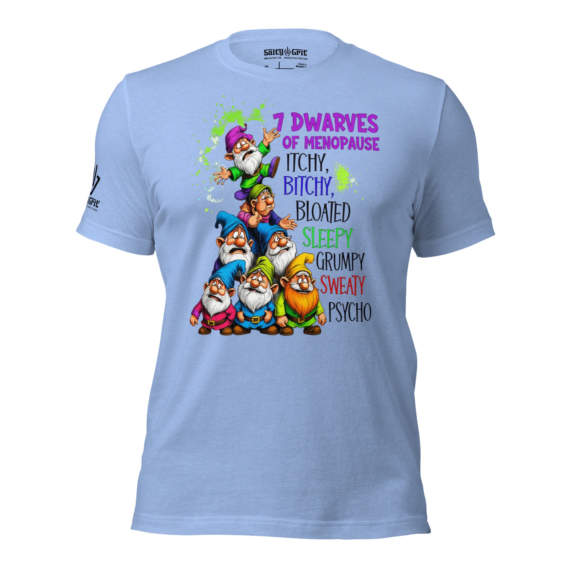 7 Dwarves of Menopause funny shirt for women