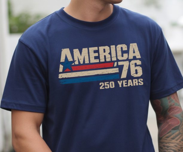 Retro America 76 shirt with sarcastic funny slogan