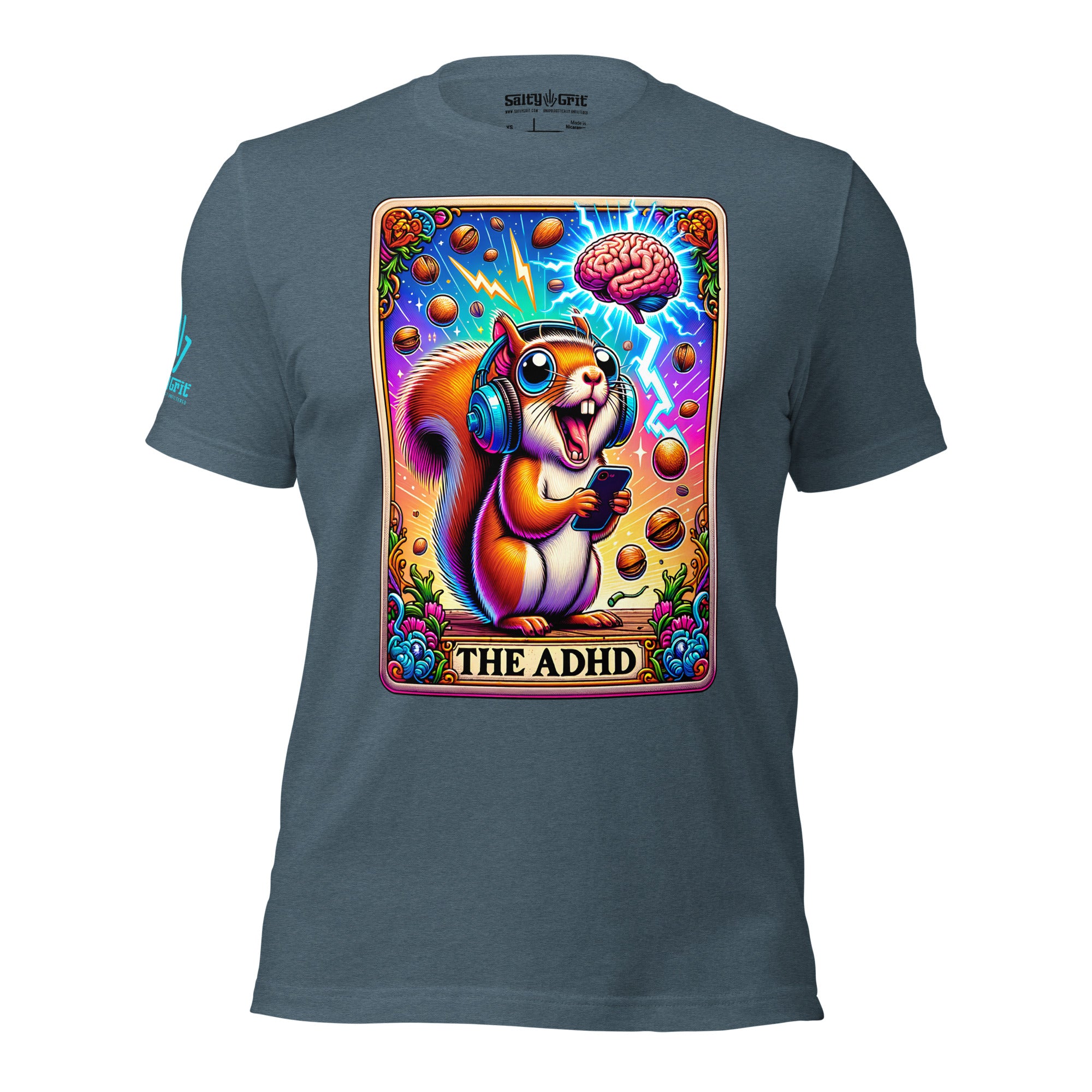 ADHD squirrel moment joke on sarcastic t-shirt