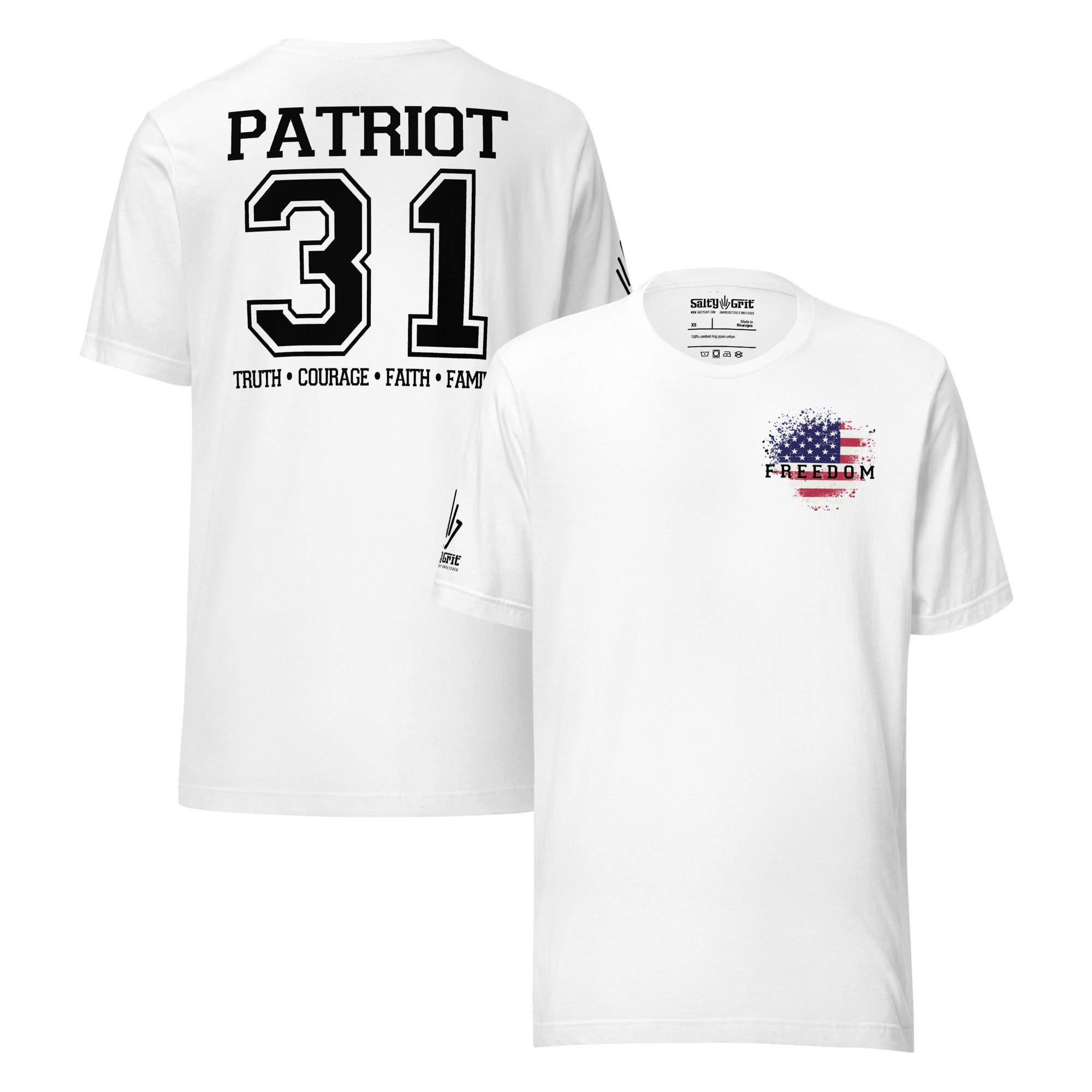Freedom Patriot 31 shirt honoring Charlie Kirk