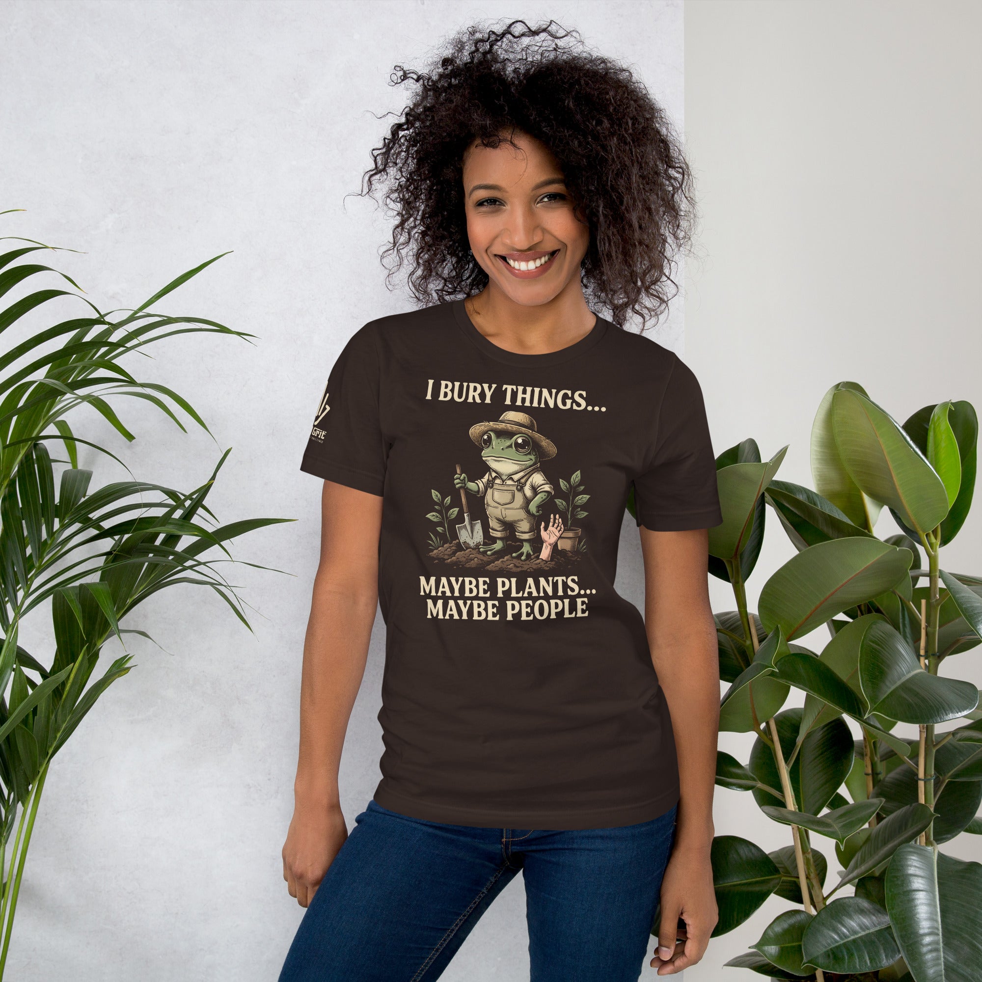 Dark humor shirt for plant lovers and gardeners