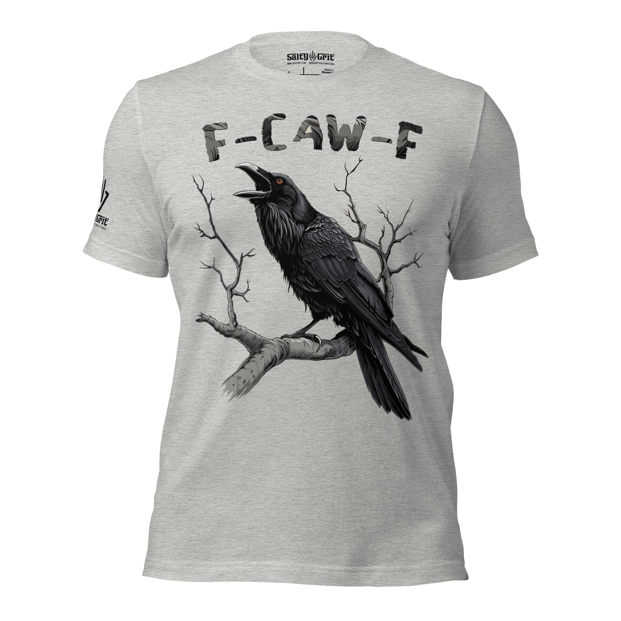 Funny crow shirt with F-CAW-F sarcastic slogan