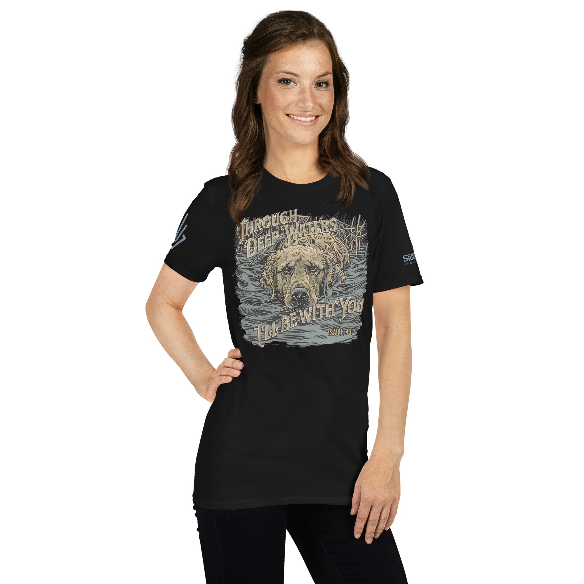 Through Deep Waters Scripture Shirt