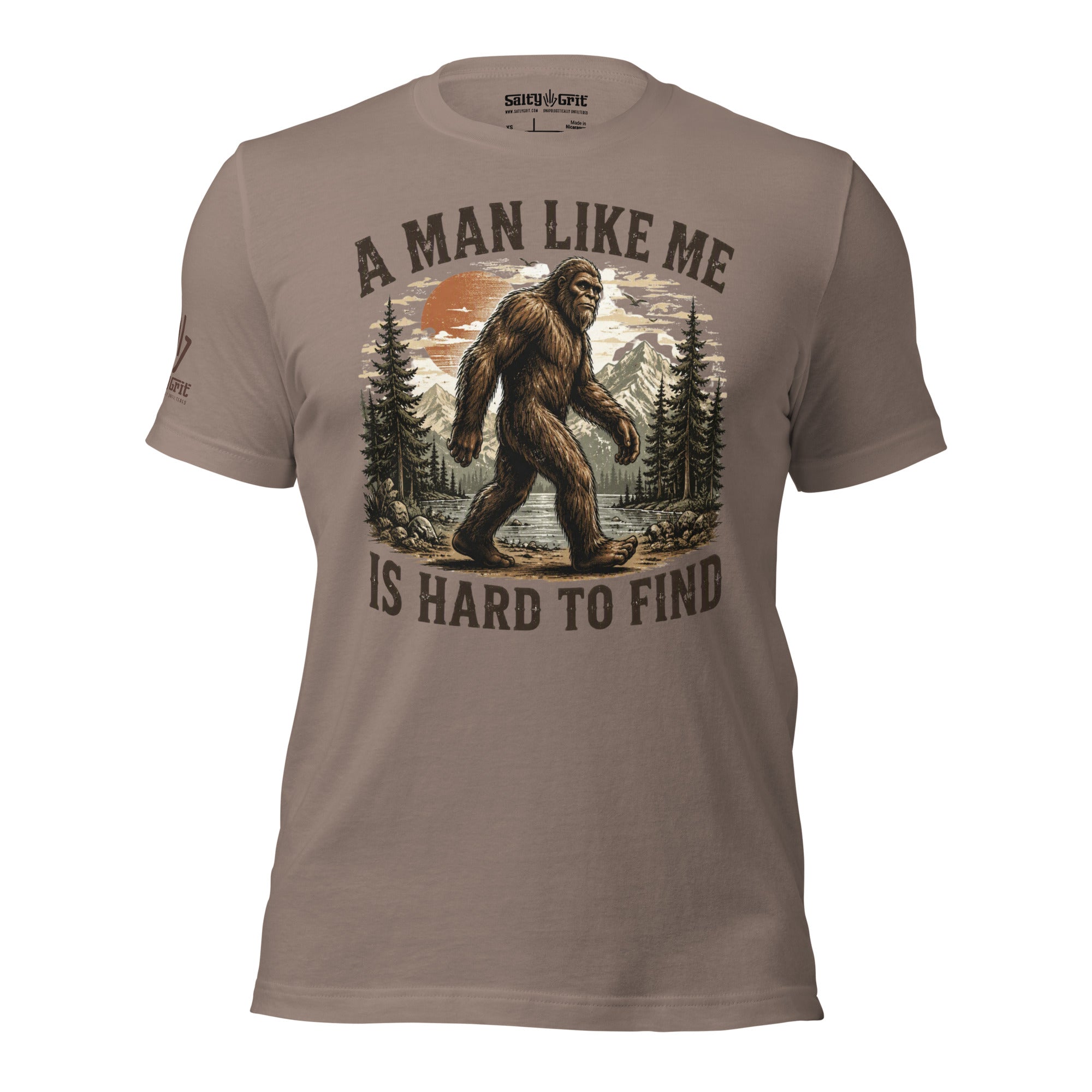 Funny Bigfoot shirt for men with A Man Like Me Is Hard To Find saying