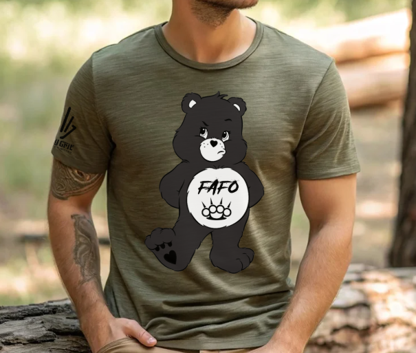 Funny FAFO offensive humor shirt featuring a sarcastic bear graphic