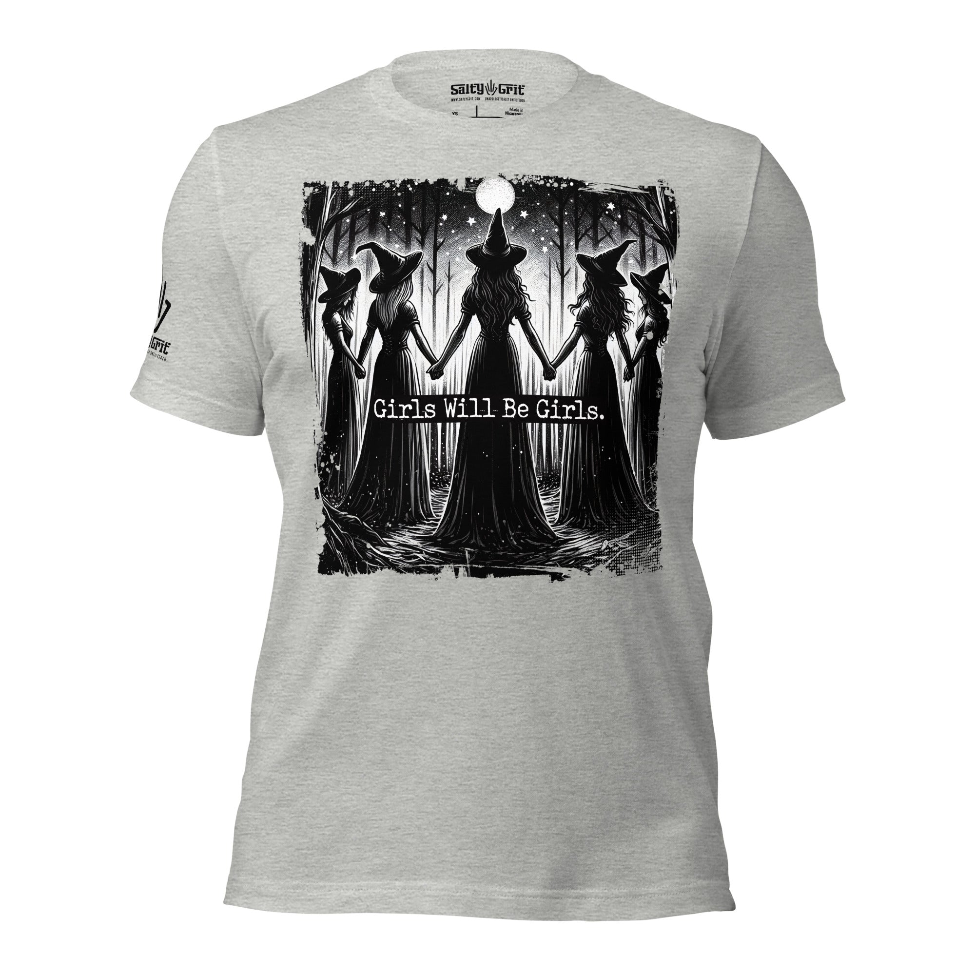 Feminist Halloween shirt with witches and sarcastic humor