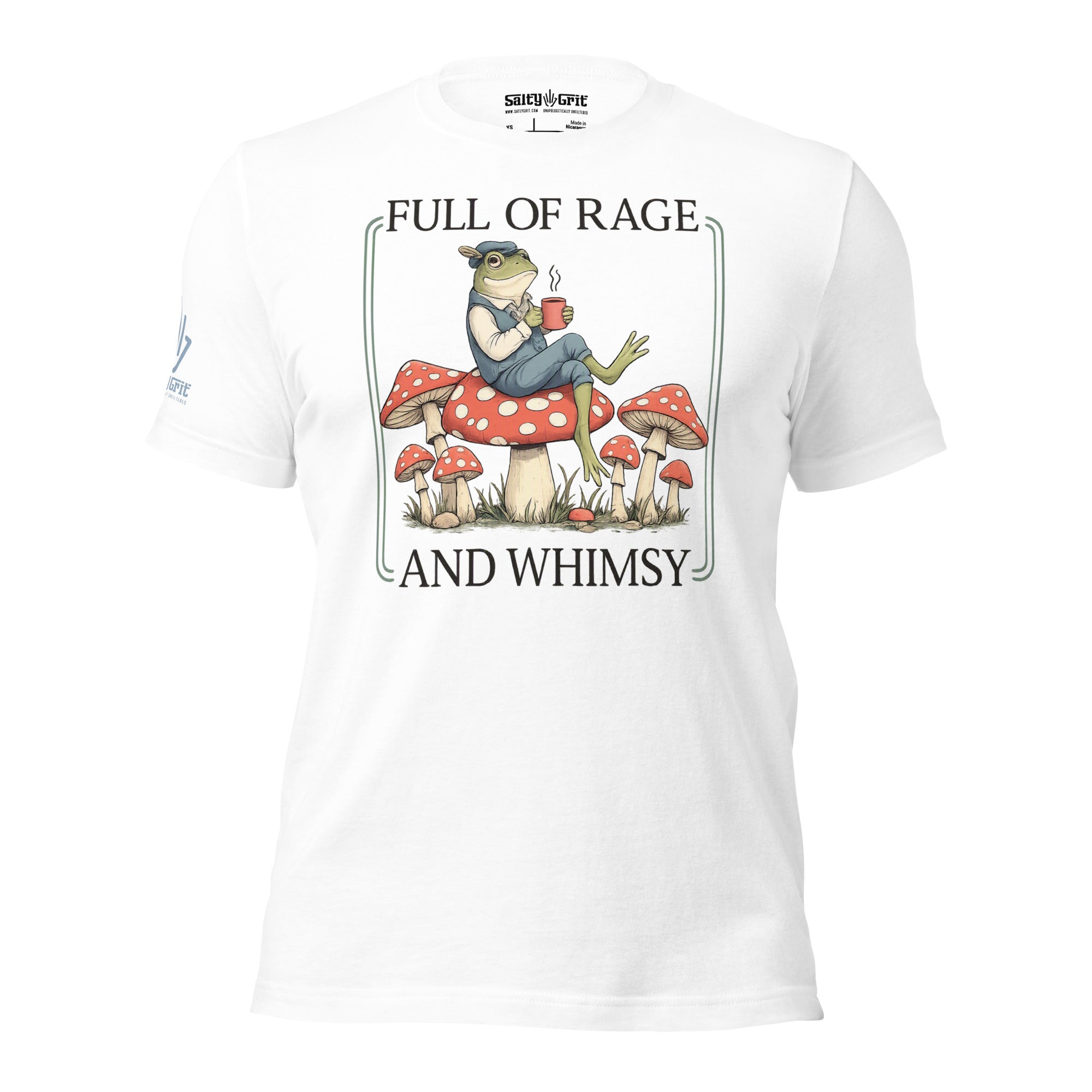 Funny frog lover shirt with sarcastic Full of Rage and Whimsy design