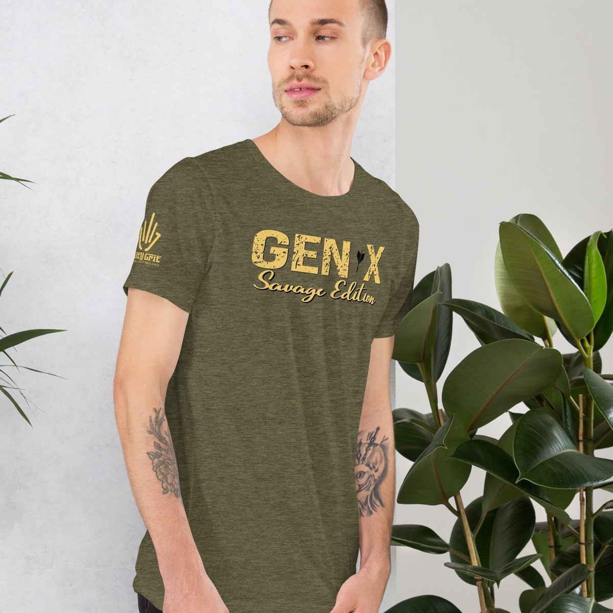 Funny Gen X grunge shirt with Savage Edition design and Jart graphic