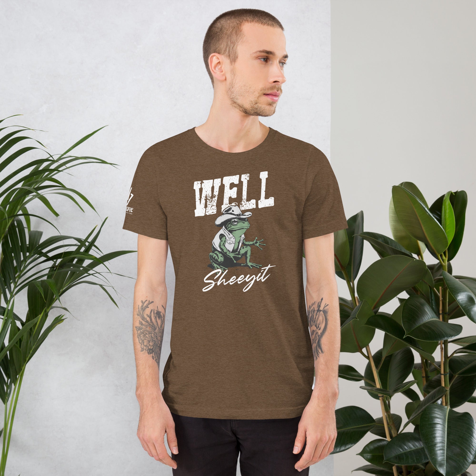 Funny gift shirt for country people featuring Well Sheeyit design